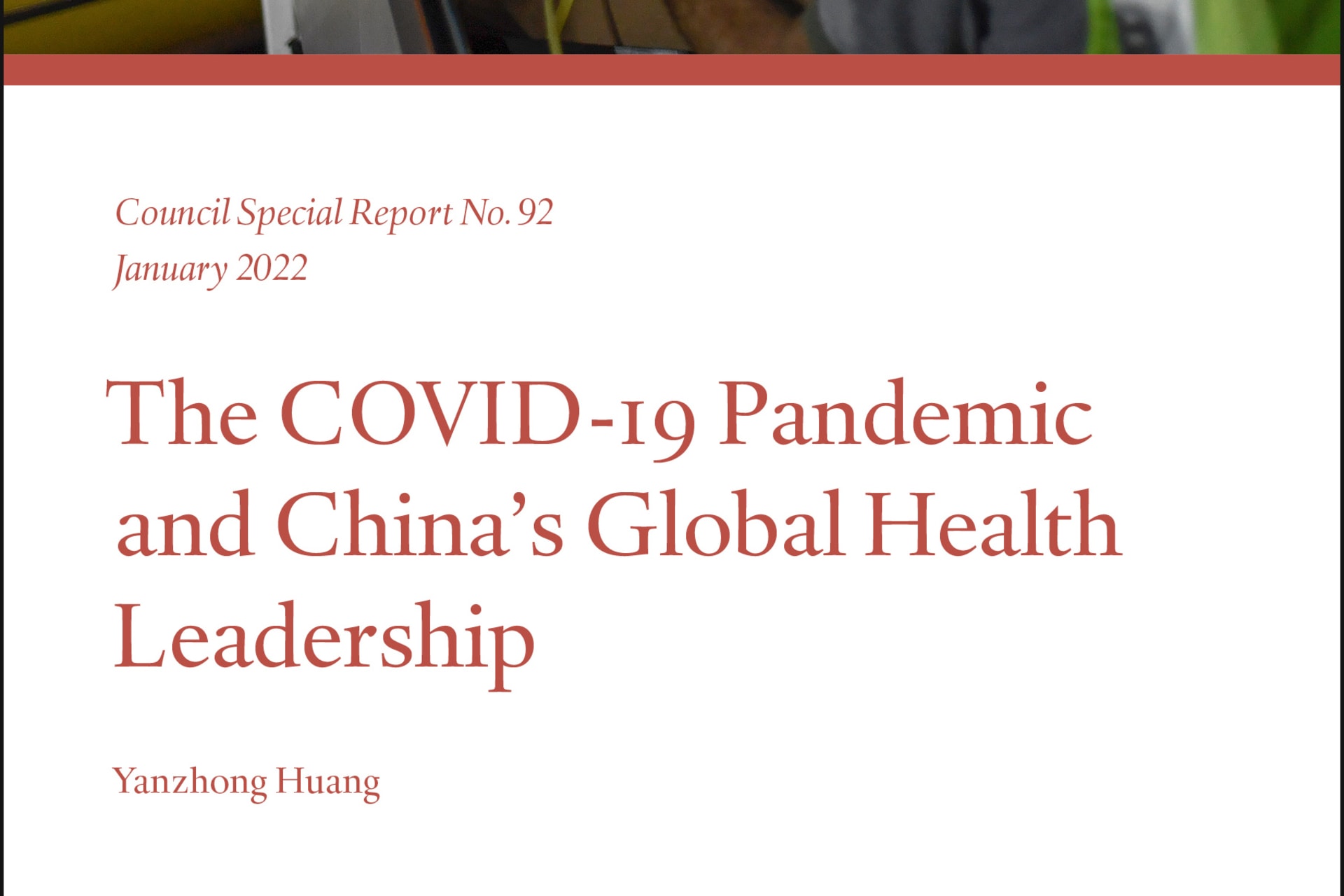 Huang CSR cover China