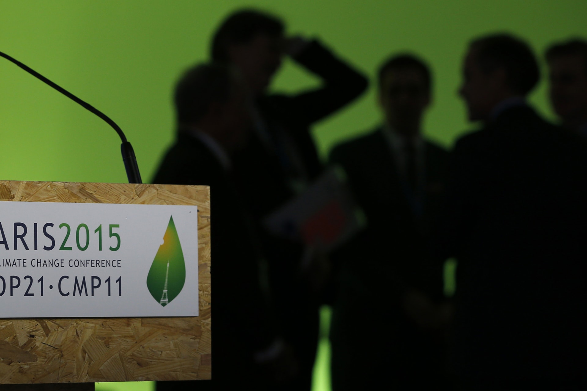<p>Participants gather during the World Climate Change Conference 2015 at Le Bourget, France, on December 4, 2015.</p>
