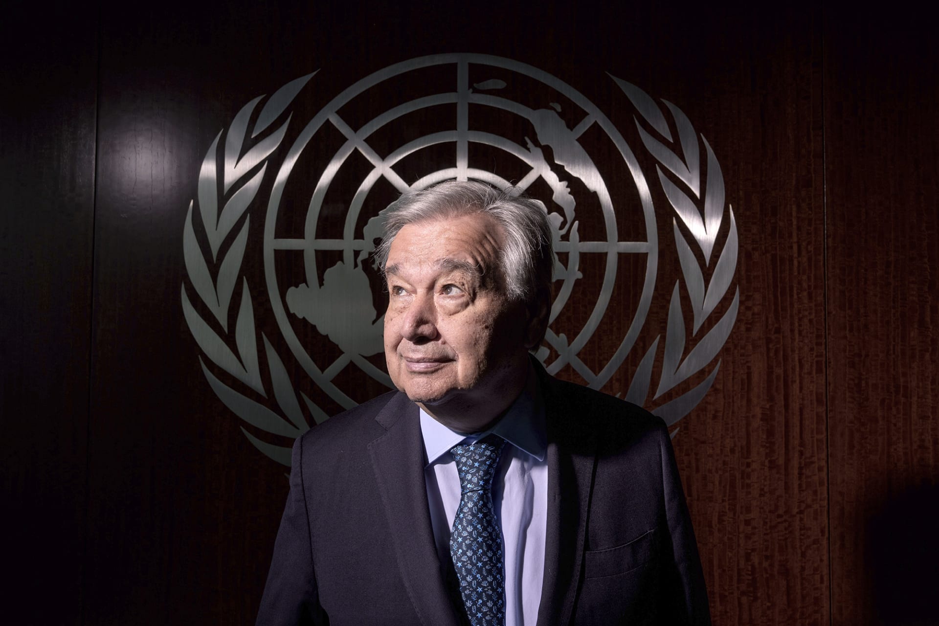 <p>UN Secretary-General António Guterres poses for a photo at the UN Headquarters, July 22, 2025.</p>
