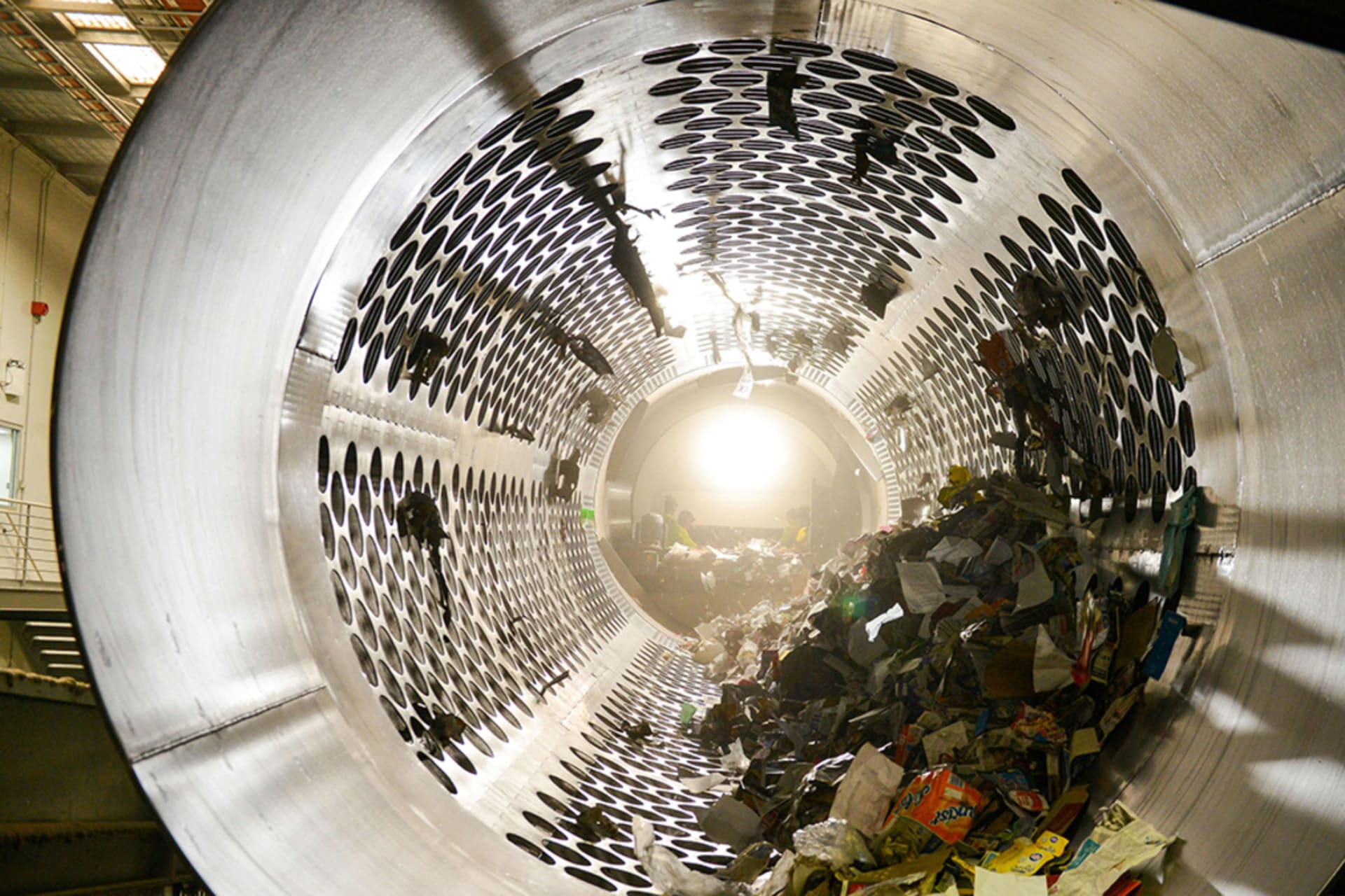 <p>A recycling site in Edinburgh, Scotland, on April 17, 2019. </p>