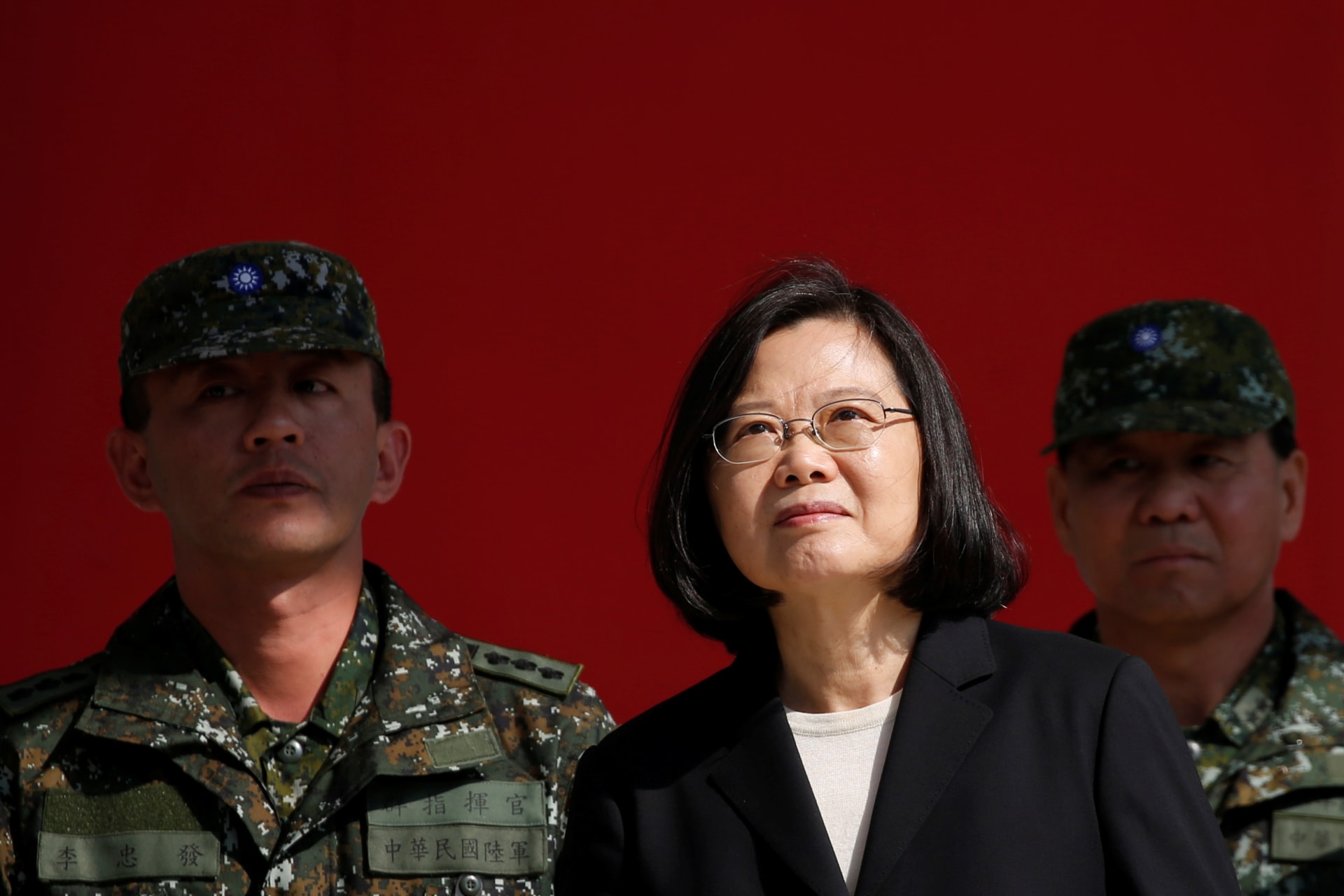 <p>Taiwan’s President Tsai Ing-wen visits the Sixth Army Command, ahead of Lunar New Year, in Taoyuan, Taiwan, January 25, 2019.</p>
