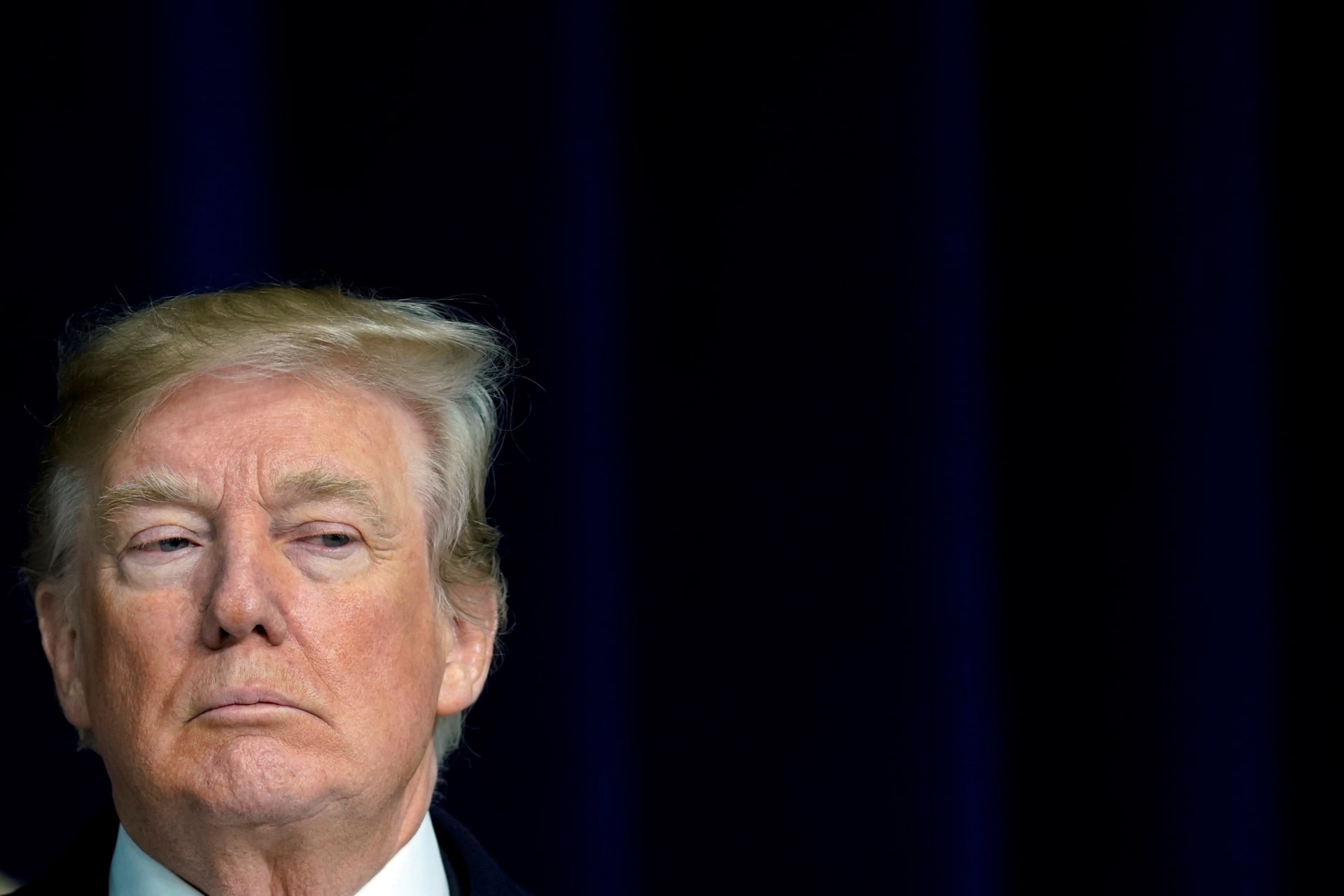 <p>U.S. President Donald J. Trump speaks to the media after the Congressional Republican Leadership retreat at Camp David on January 6, 2018. </p>