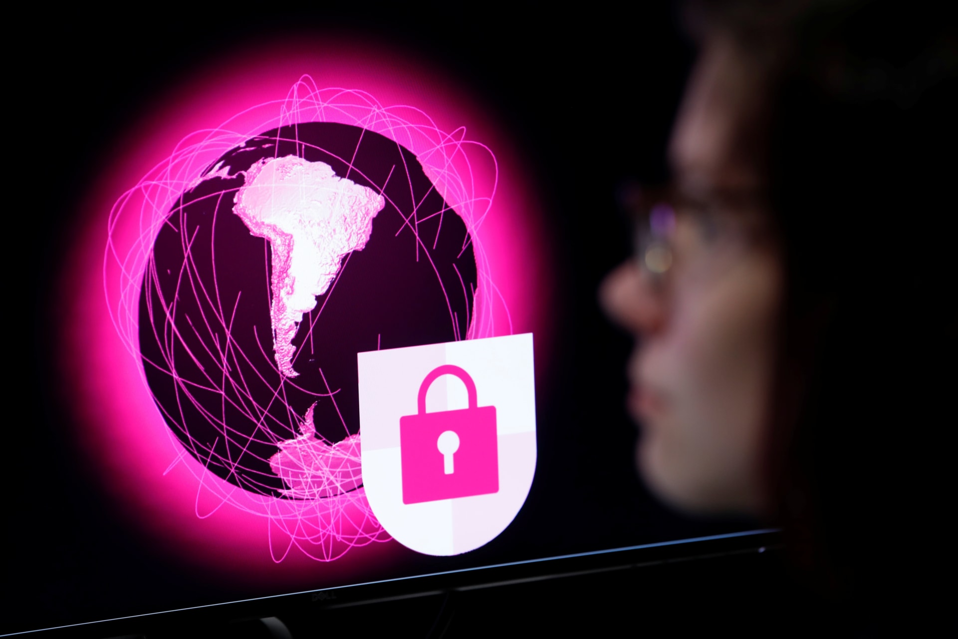 <p>An employee of Europe’s newly opened integrated Cyber Defense and Security Operation Center of Telekom Security looks at a screen in Bonn, October 26, 2017.</p>
