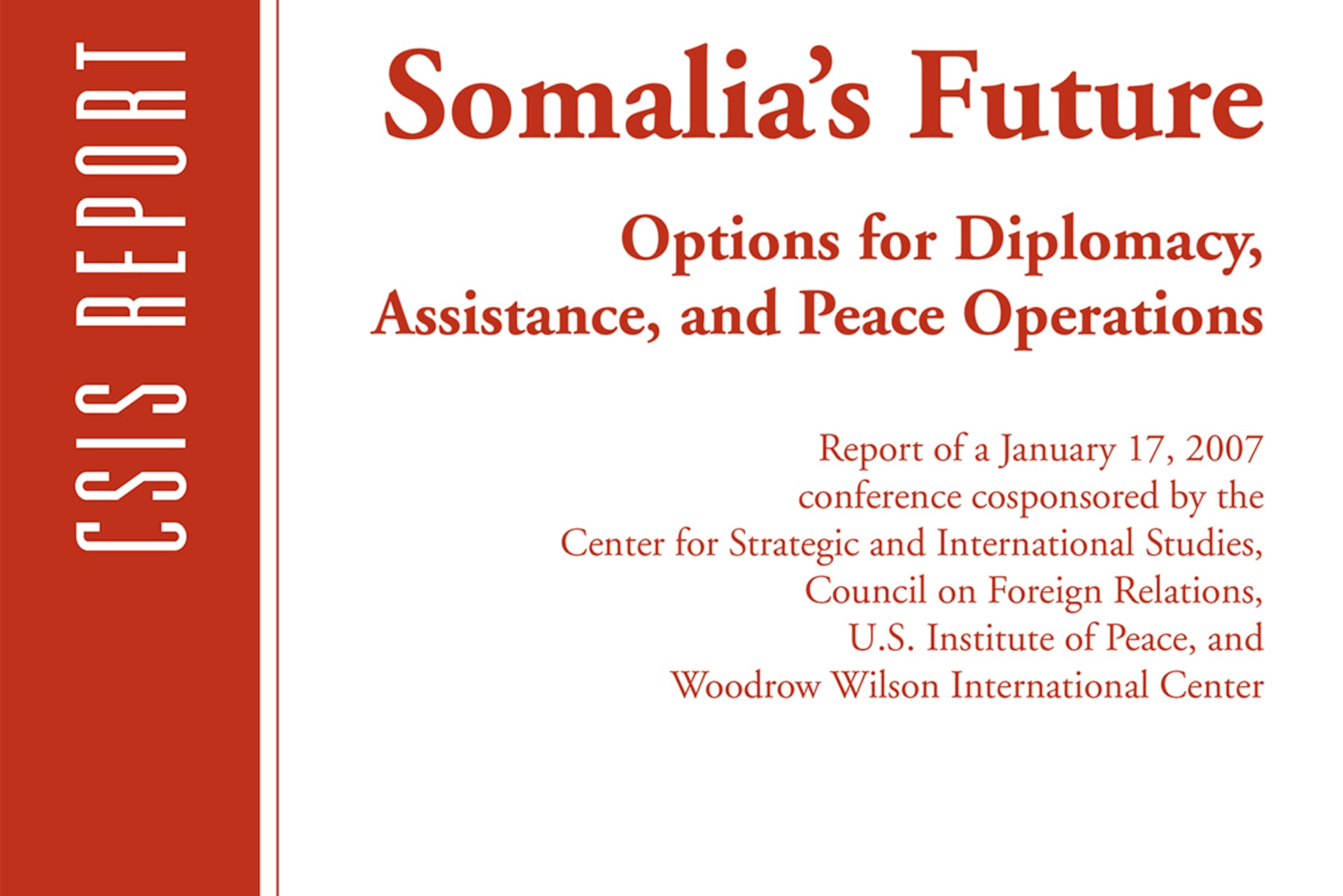 Somalia's Future