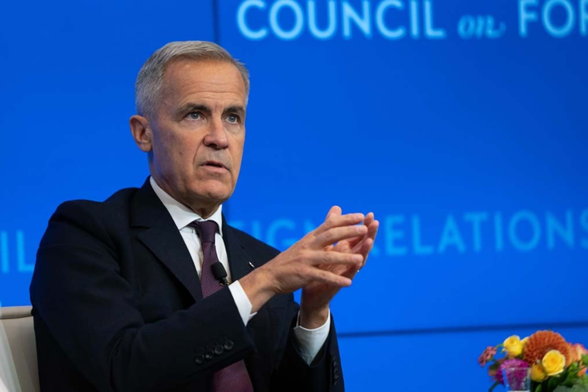 <p>Canadian Prime Minister Mark Carney speaks at the Council on Foreign Relations, September 22, 2025.</p>
