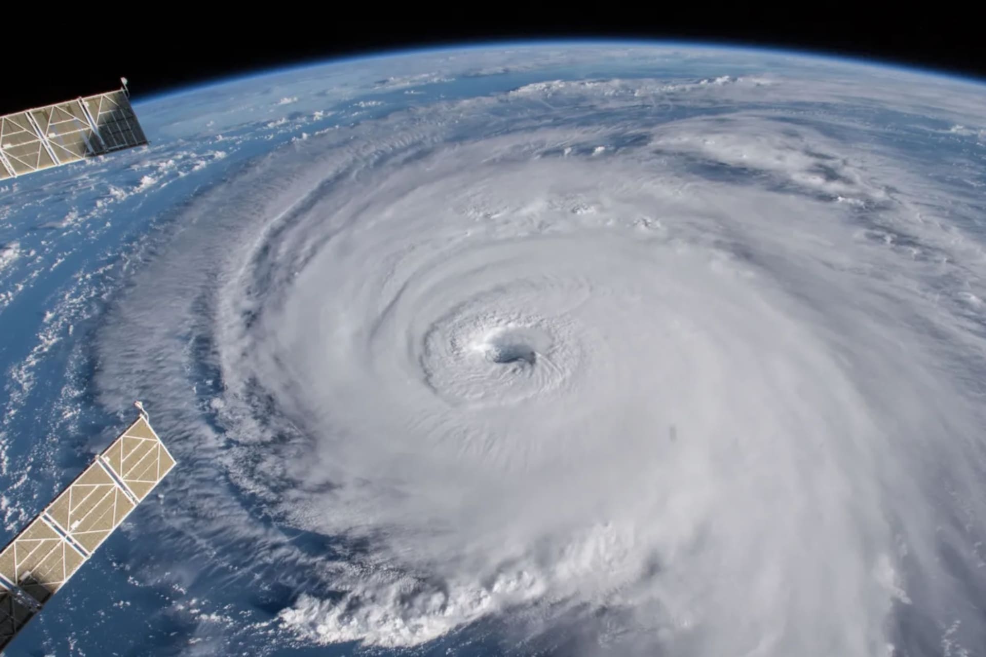 <p>View of Hurricane Florence from the International Space Station</p>

