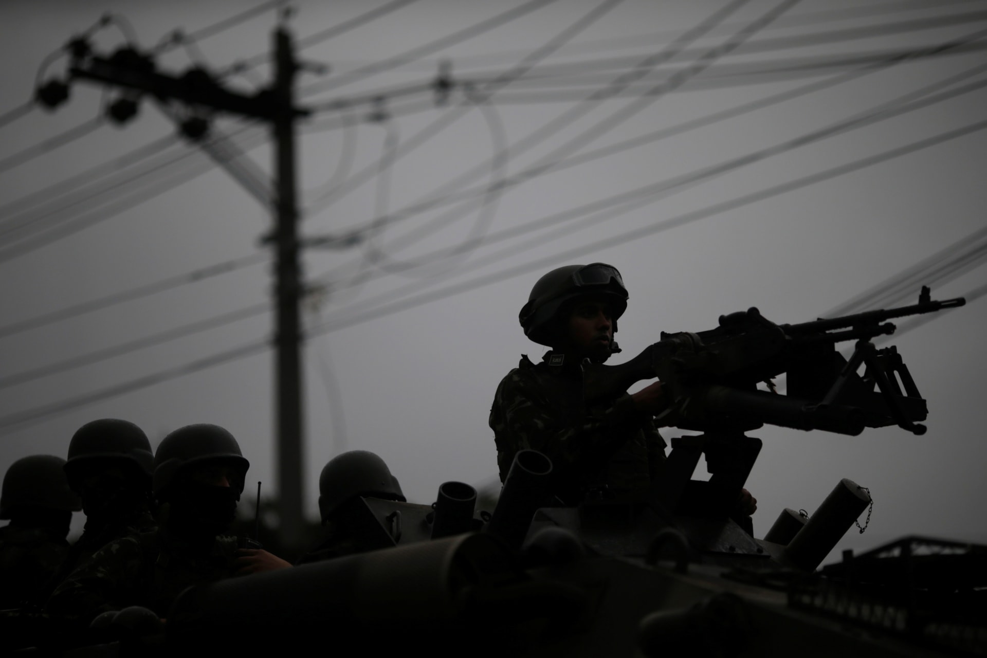 Photo of Brazilian Armed Forces Conducting Operation Against Organized Crime in Rio de Janeiro