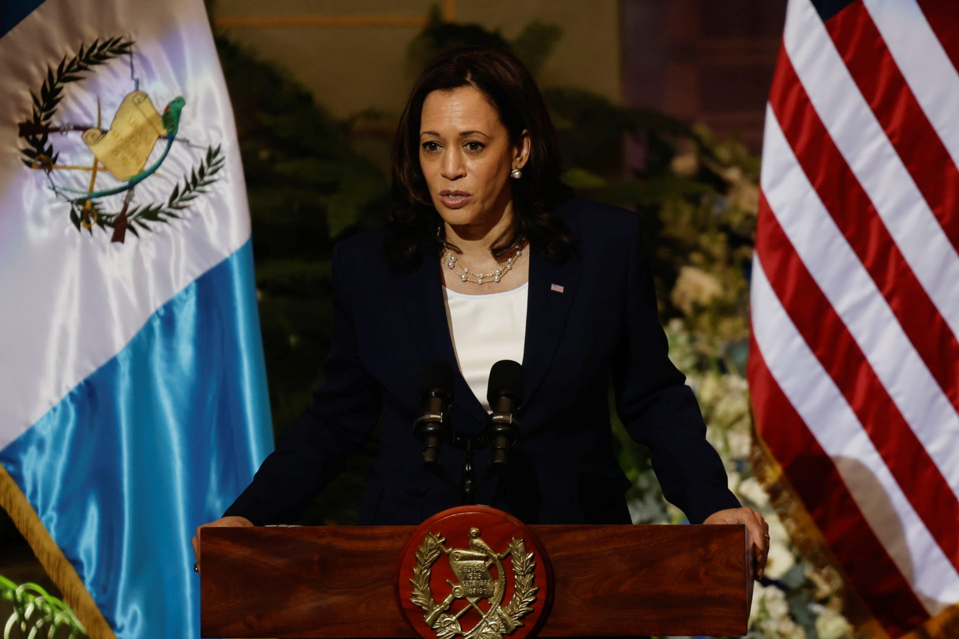 Photo of U.S. Vice President Kamala Harris in Guatemala