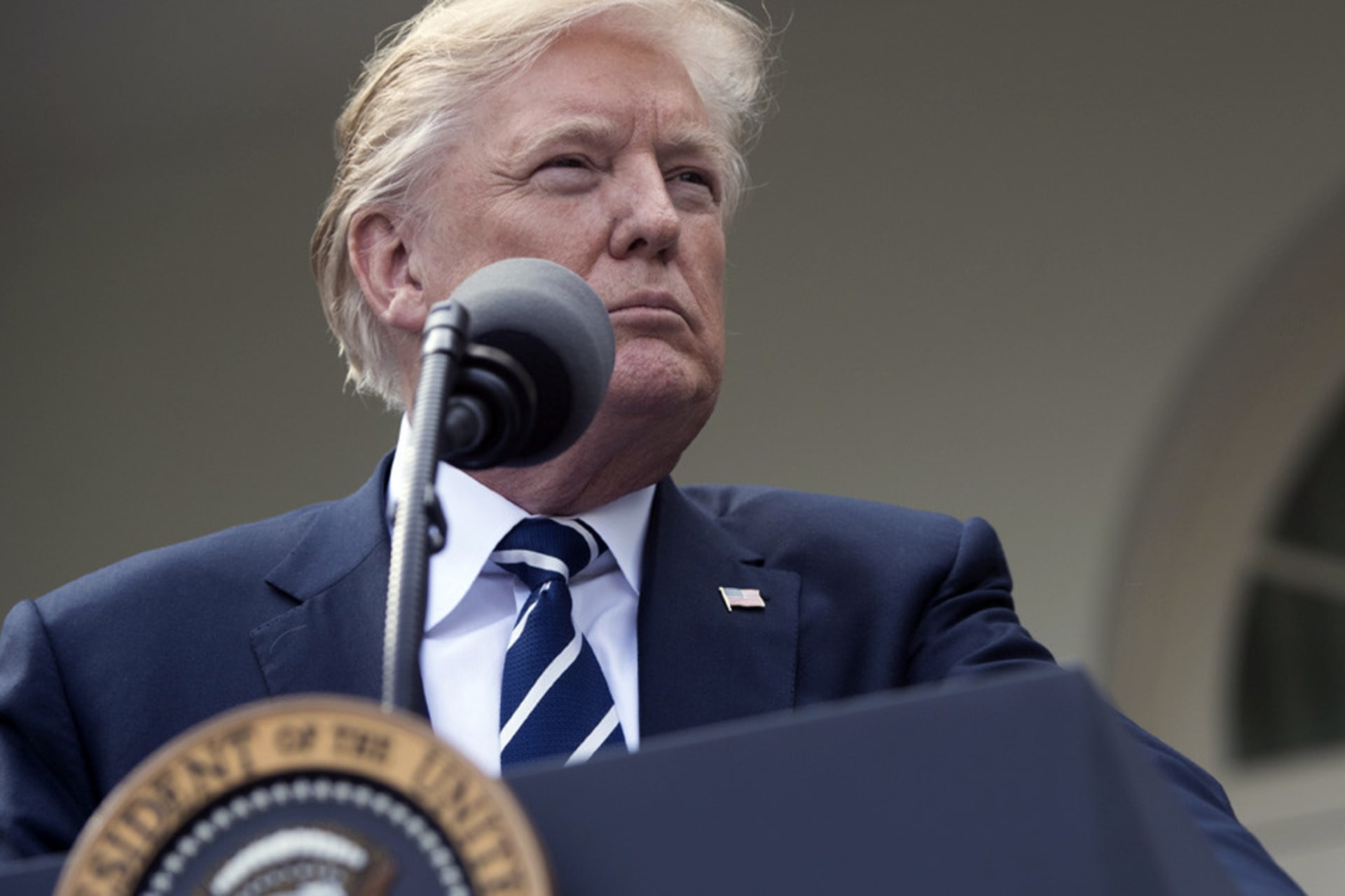 <p>President Donald Trump’s interactions with Chinese President Xi Jinping during the trip will face special scrutiny. | Saul Loeb/AFP/Getty Images</p>
