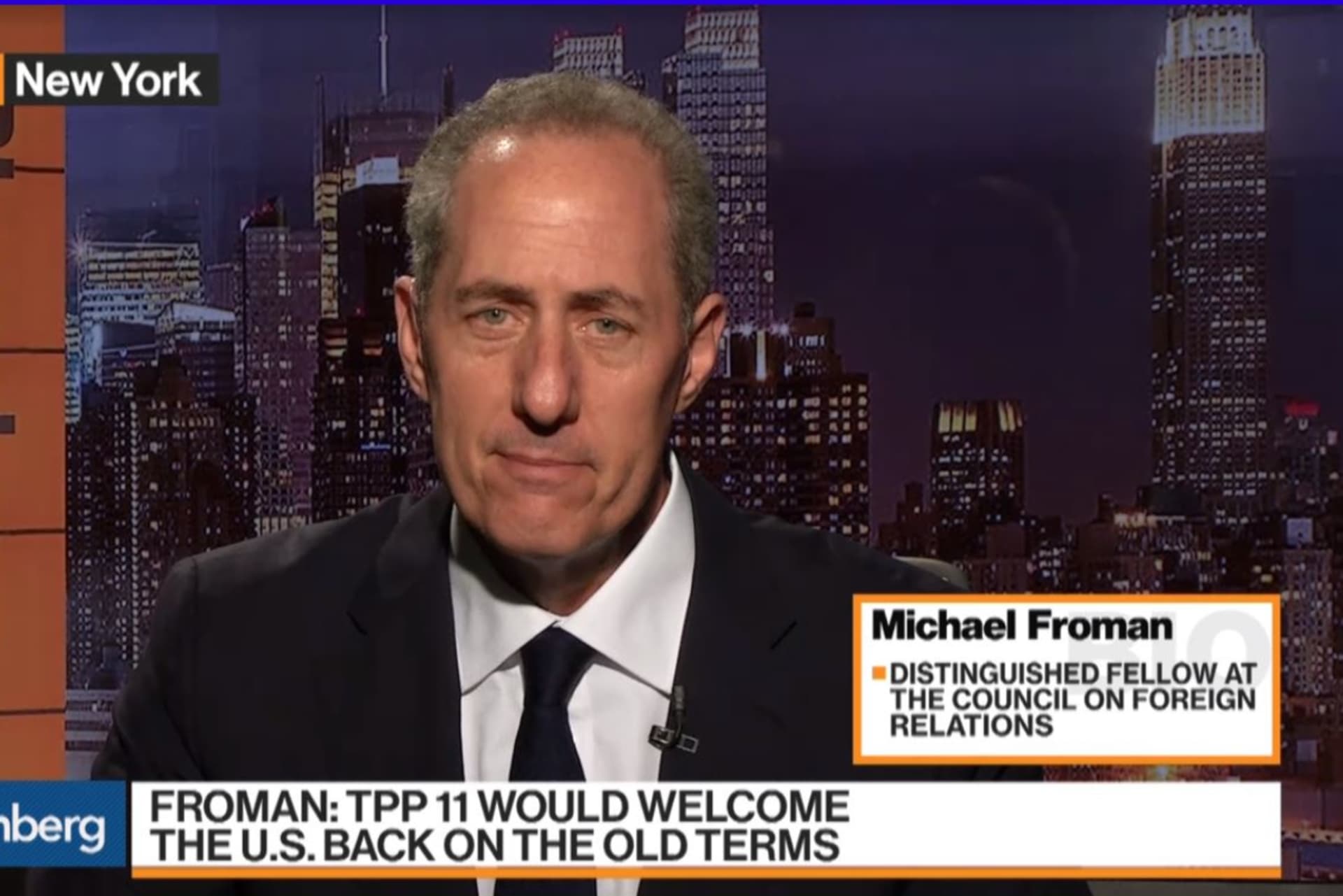 Froman on bloomberg
