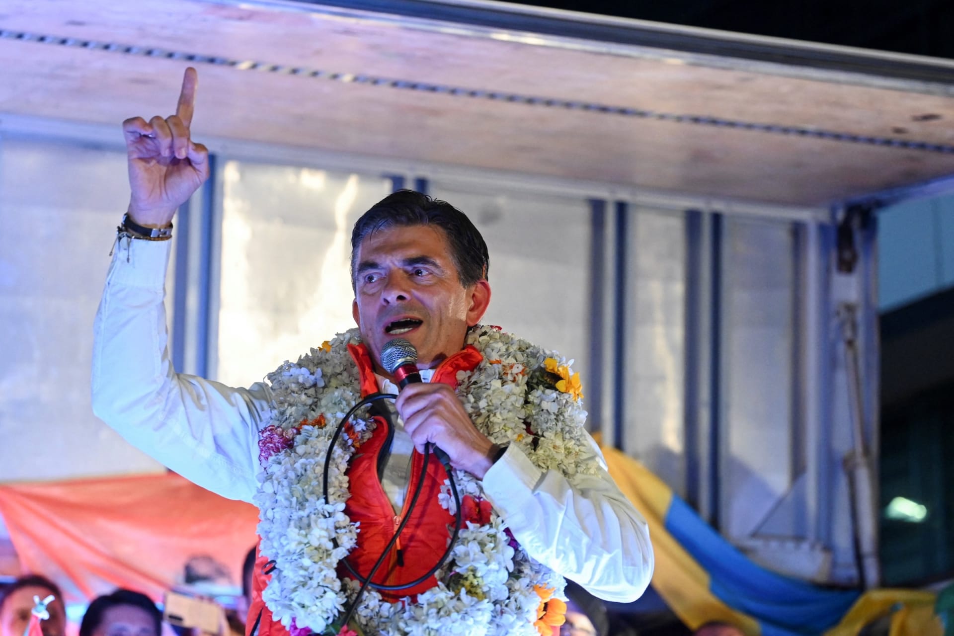 Photo of Bolivian Presidential Elect Rodrigo Paz of the Christian Democratic Party