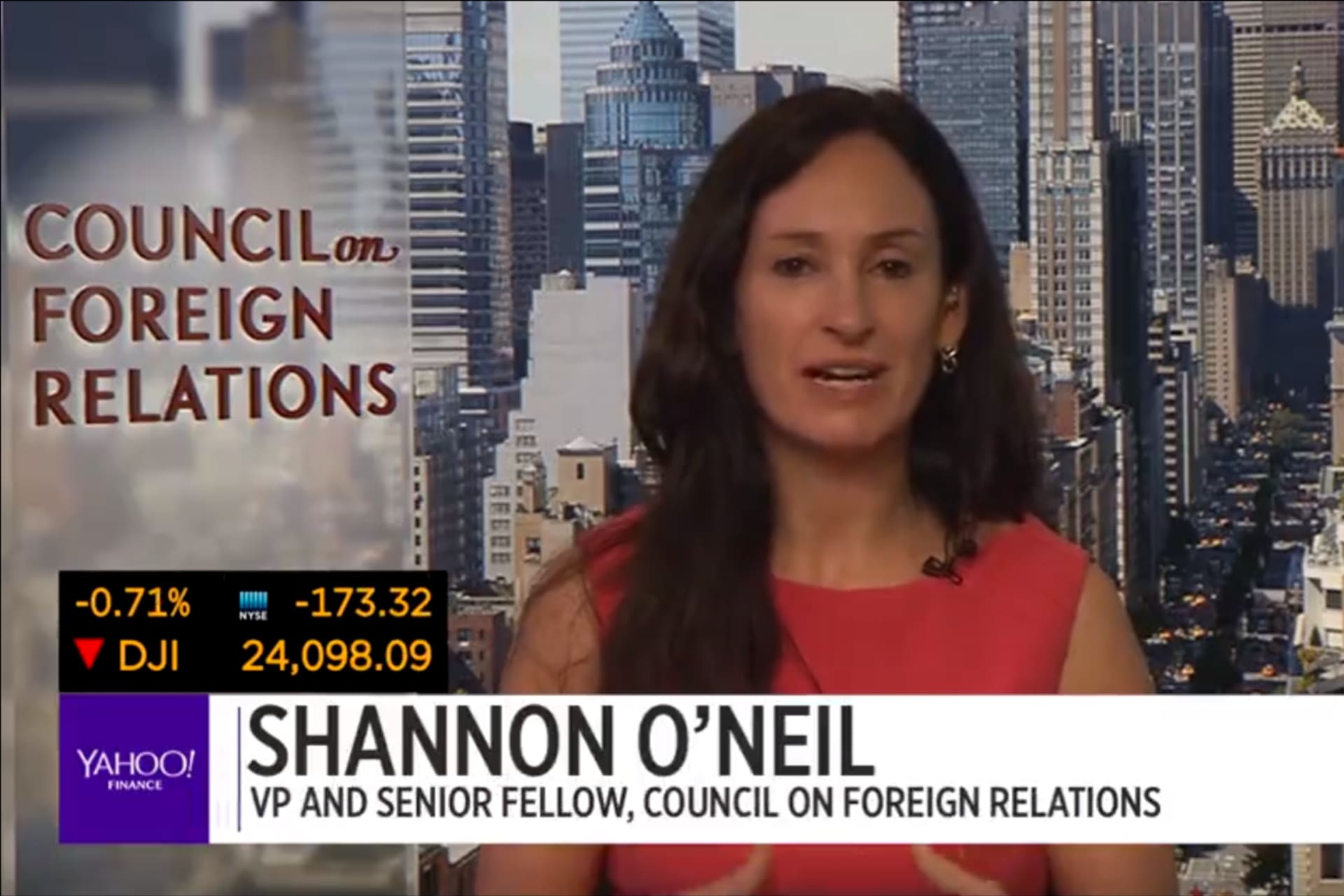 <p>Shannon O’Neil on Yahoo Finance</p>
