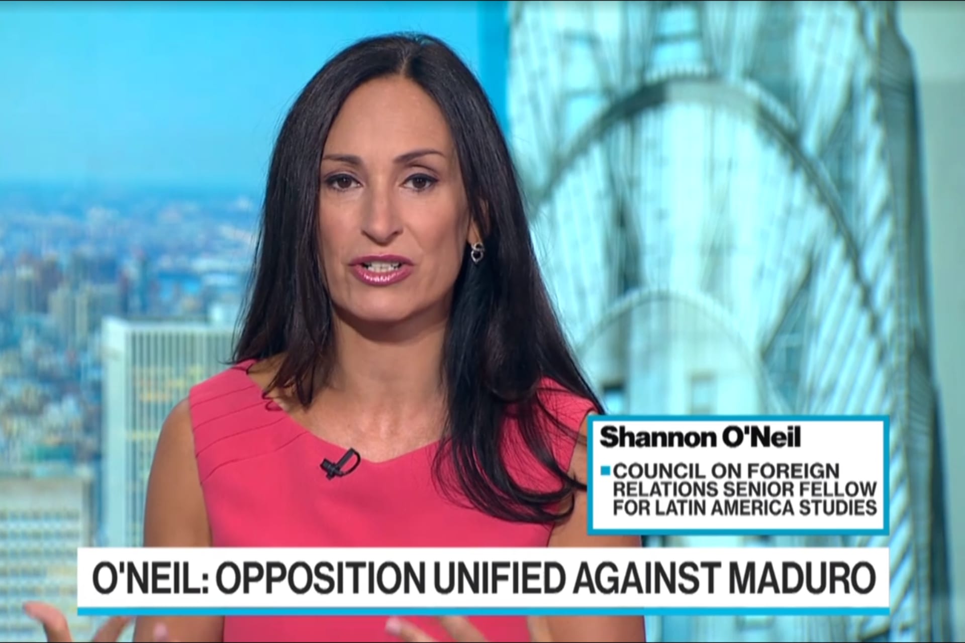 <p>Shannon K. O’Neil on Bloomberg Surveillance</p>
