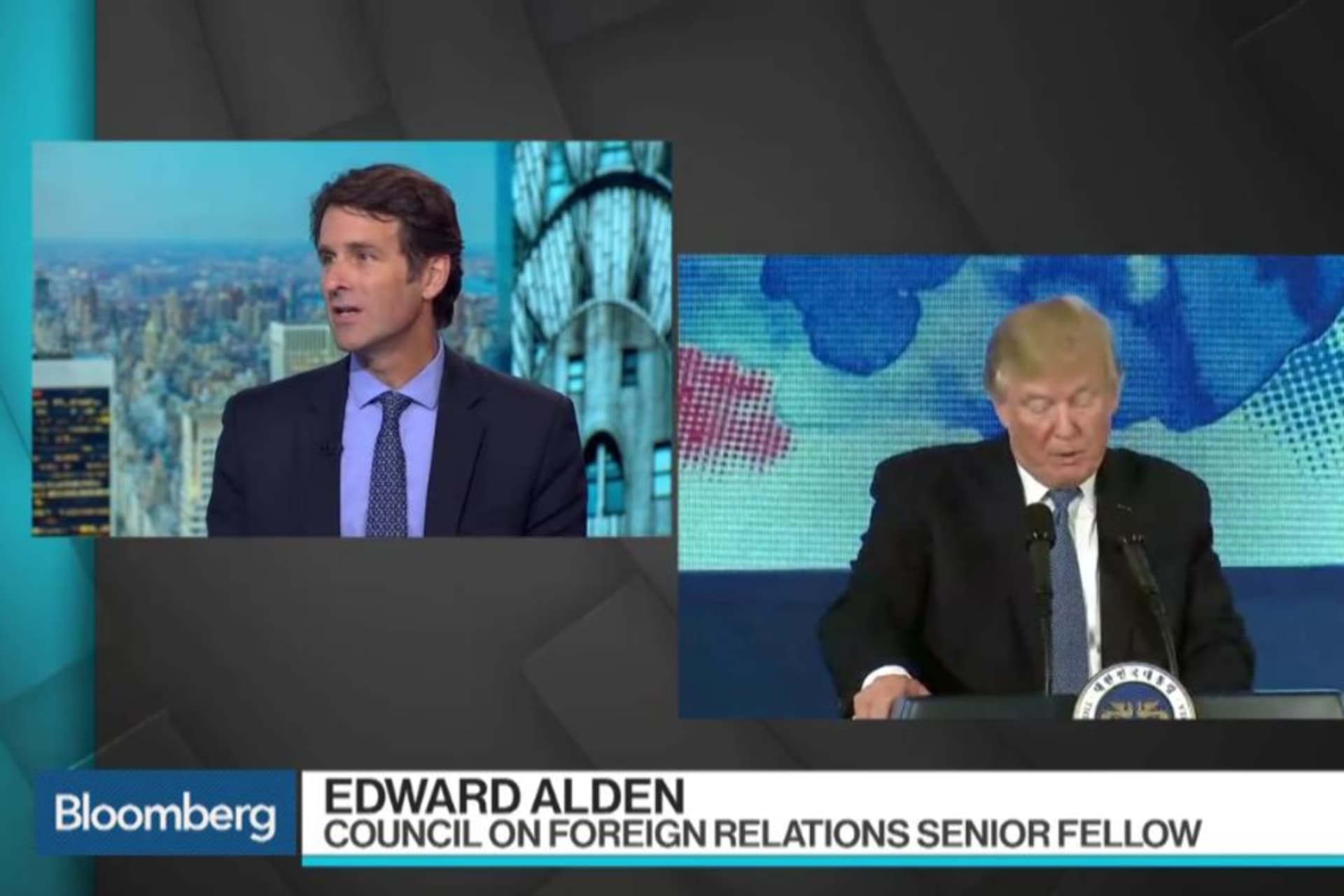 Alden on Bloomberg Trump in Asia