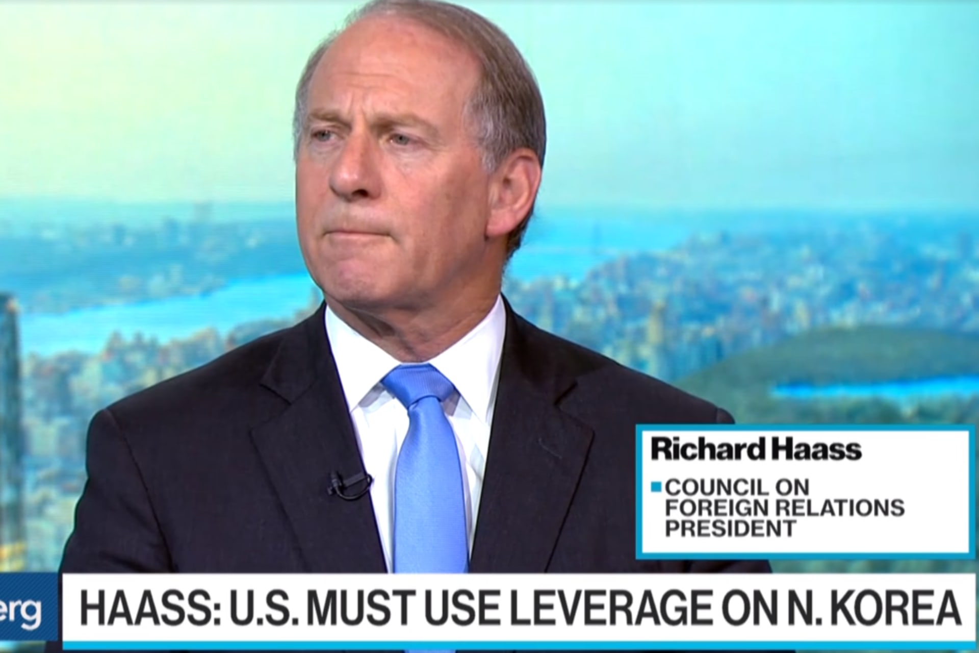 Haass on Bloomberg