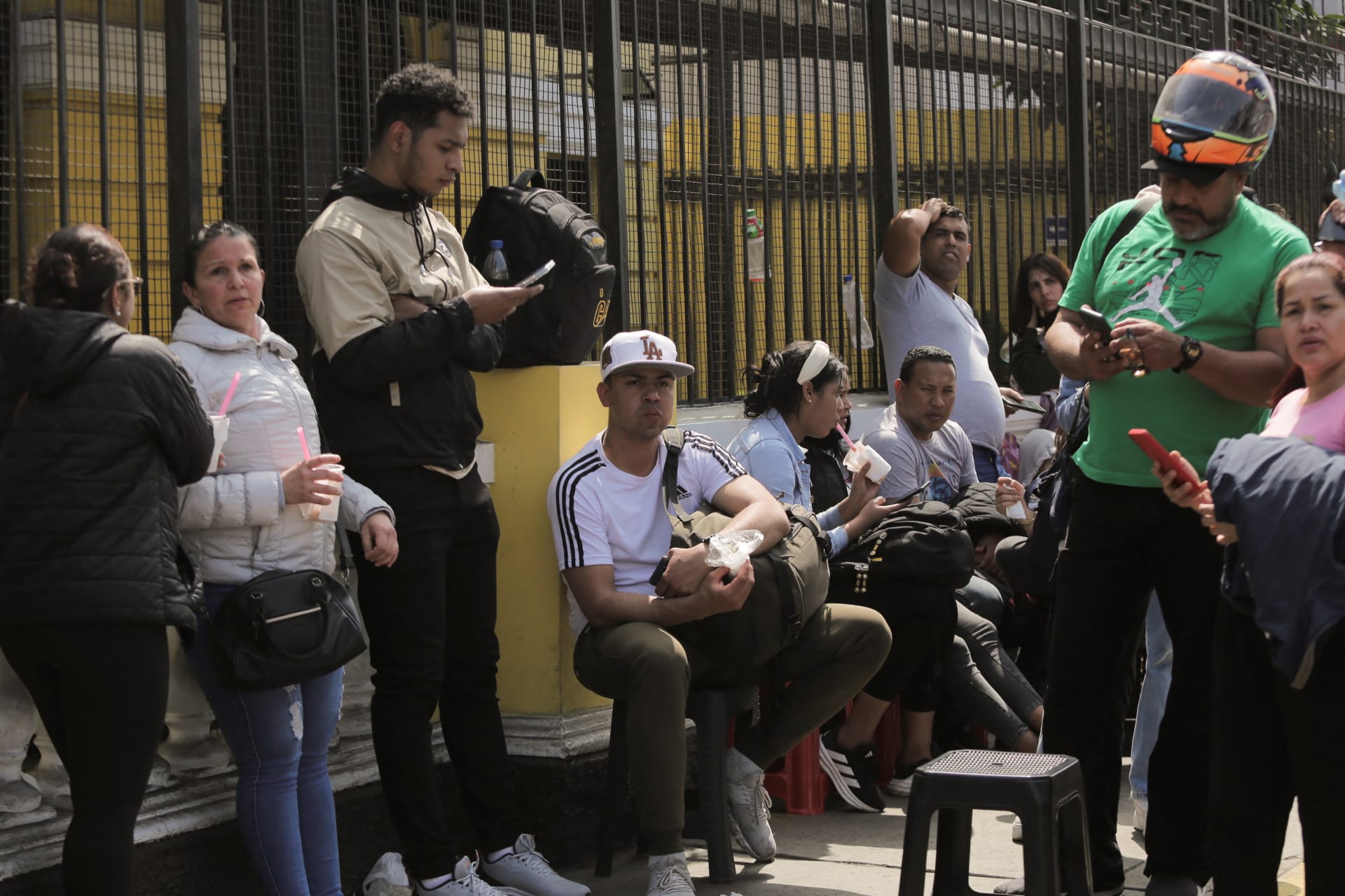 Photo of Venezuelans living in Peru