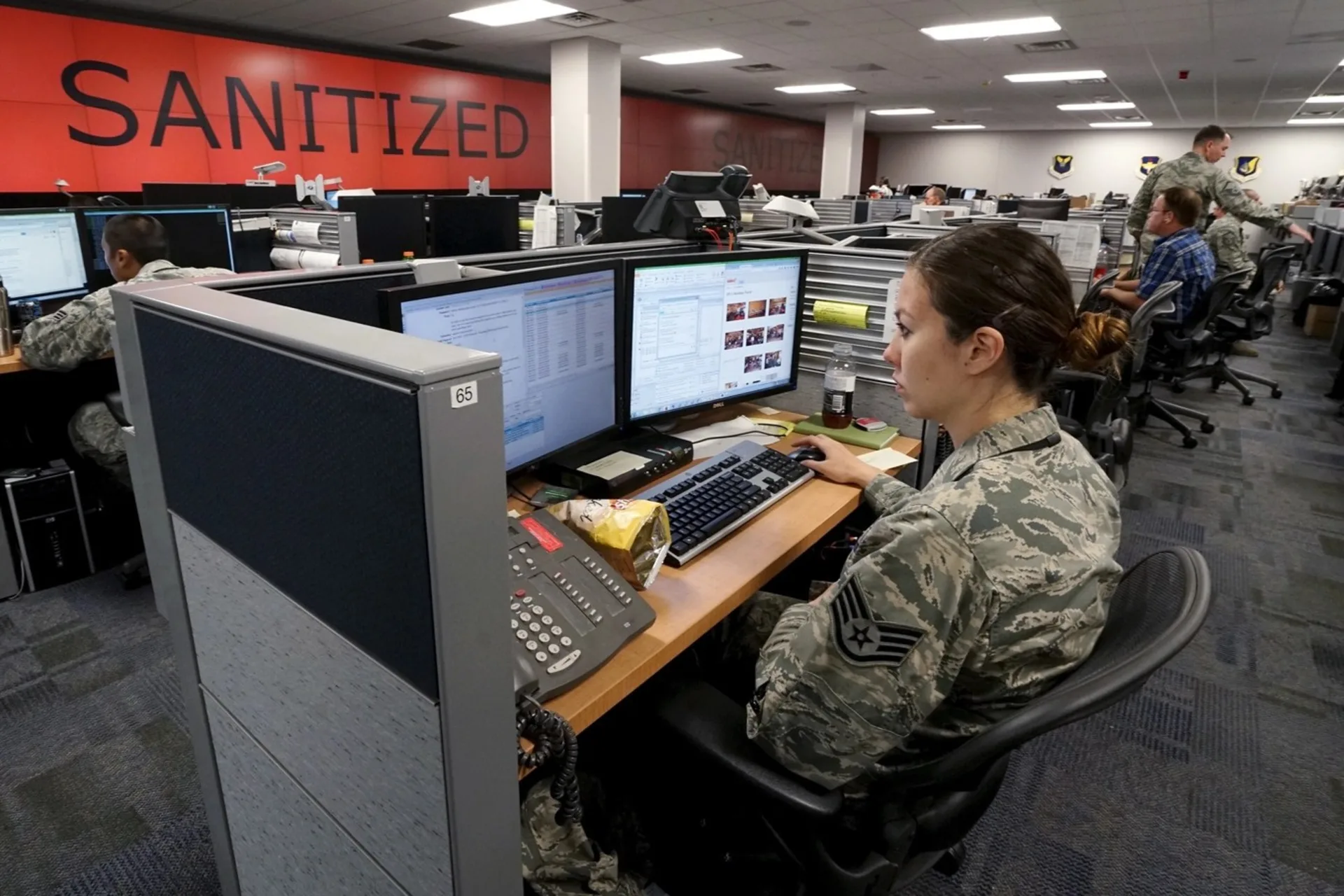 SSgt June Sterbank, Boundary Technician, works at the 561st Network Operations Squadron.