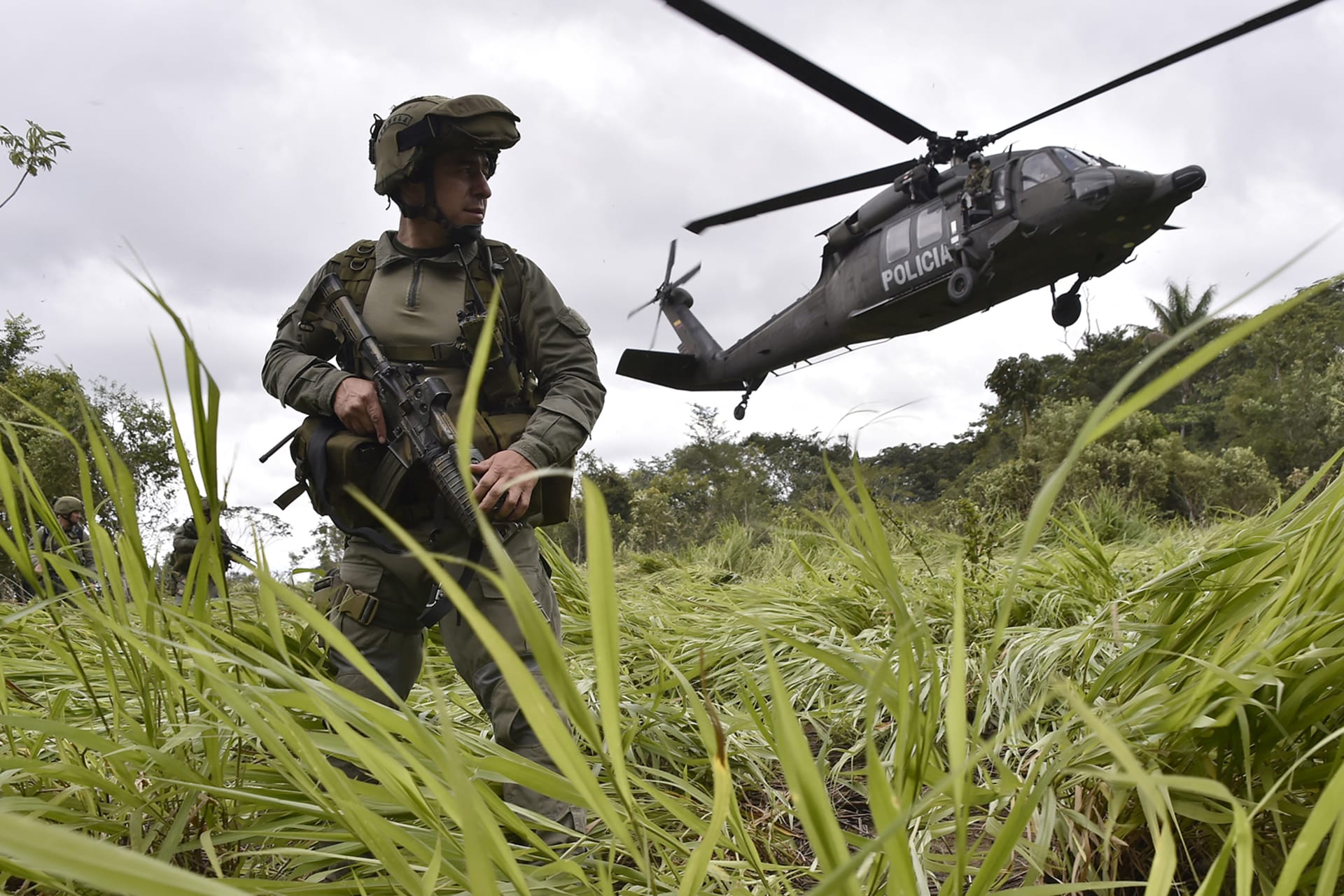 TOPSHOT-COLOMBIA-DRUGS-LAB-SEIZURE