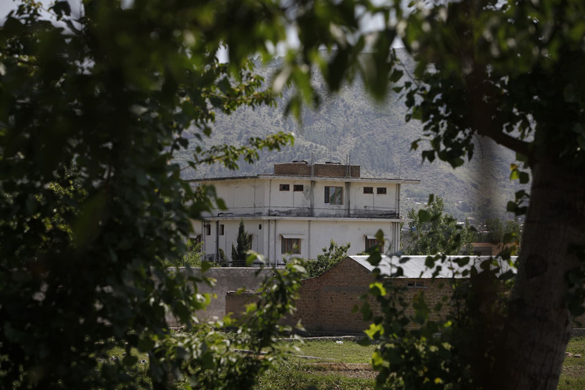The compound where al Qaeda leader Osama bin Laden was killed in Abbottabad, Pakistan. 
