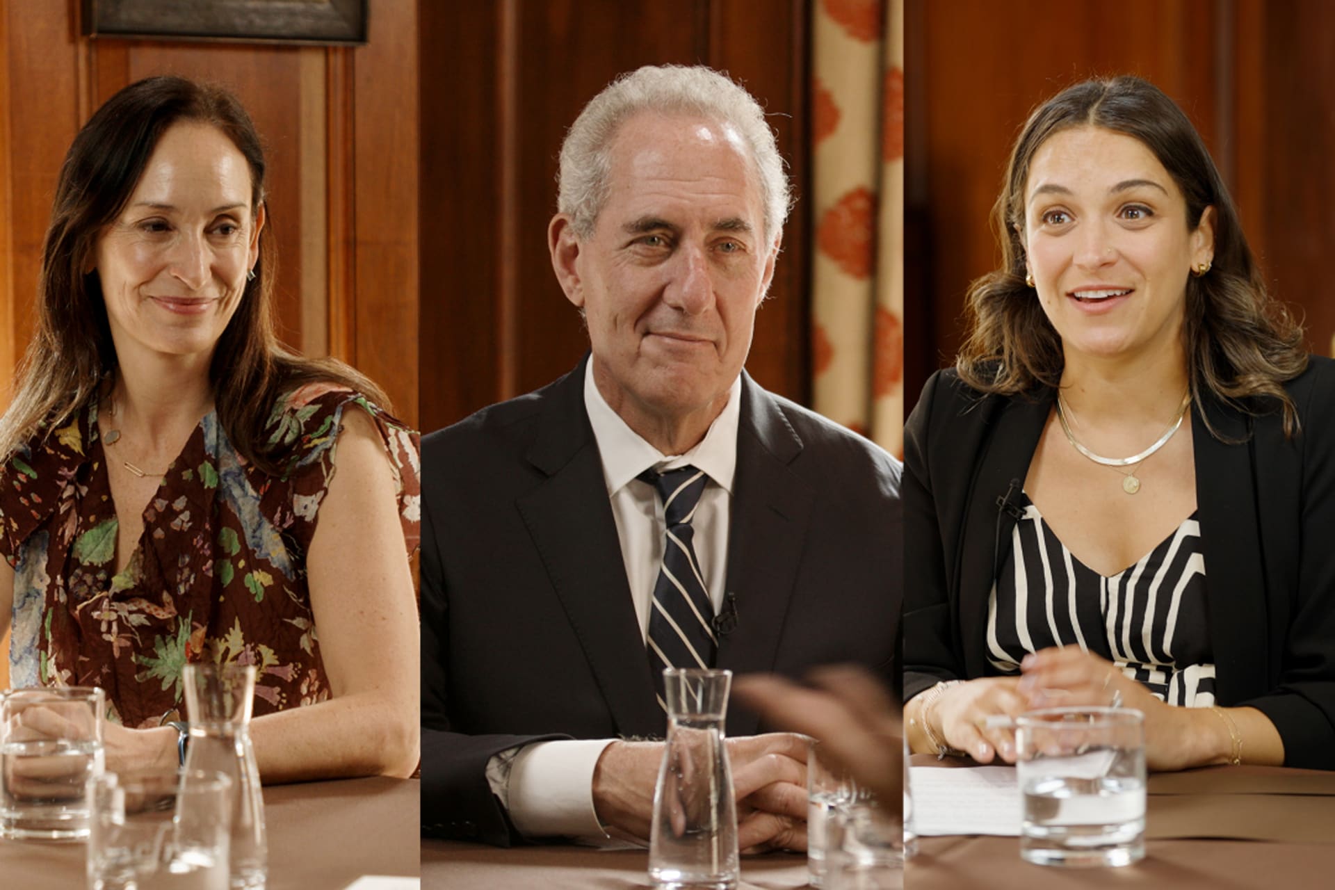 <p>Tryptic of Shannon K. O’Neil, Michael Froman, and Gabrielle Sierra.</p>
