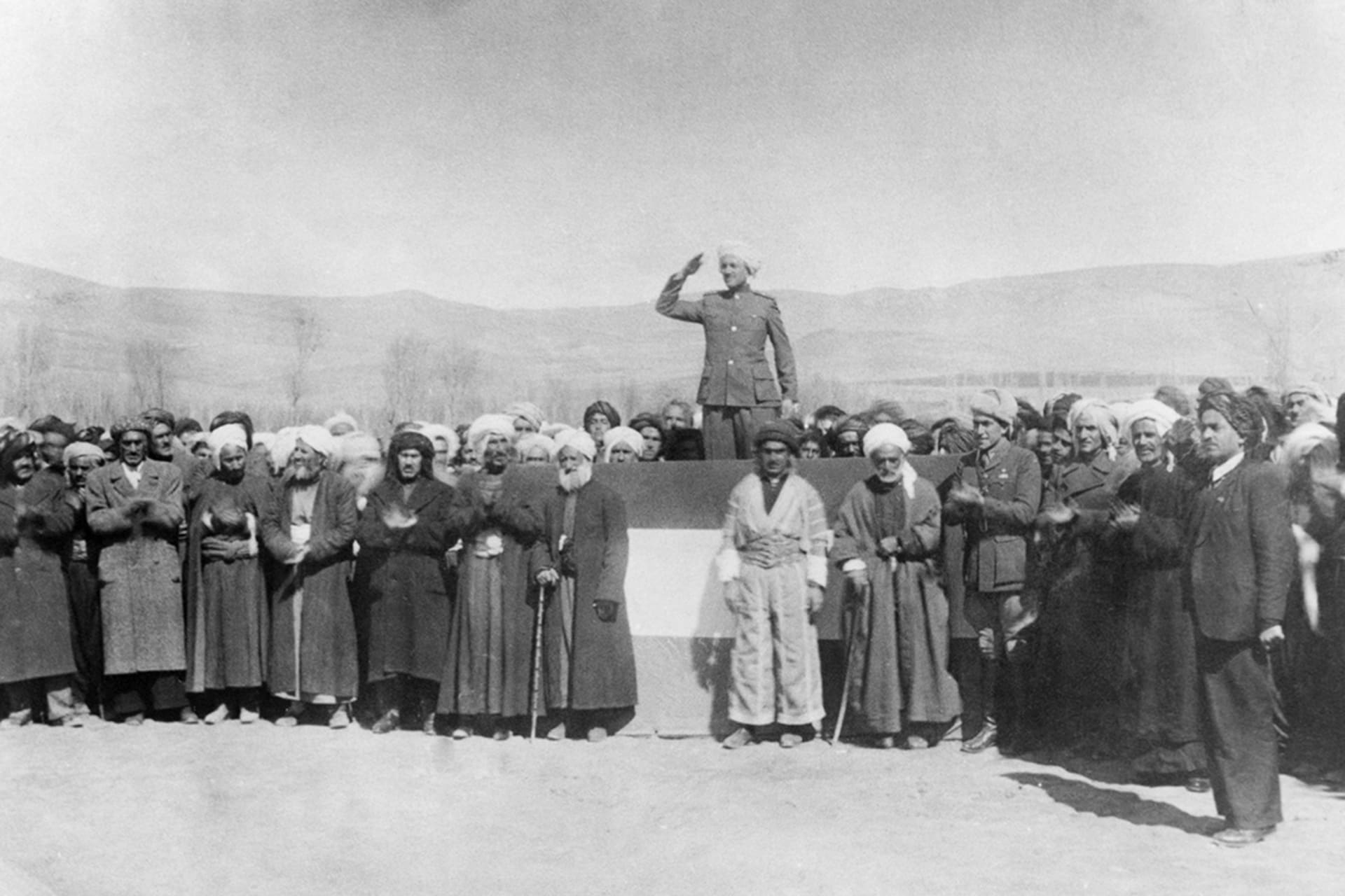 Qazi Muhammad is elected president of the Kurdish Democratic Party in Mahabad, Iran, in 1946. 