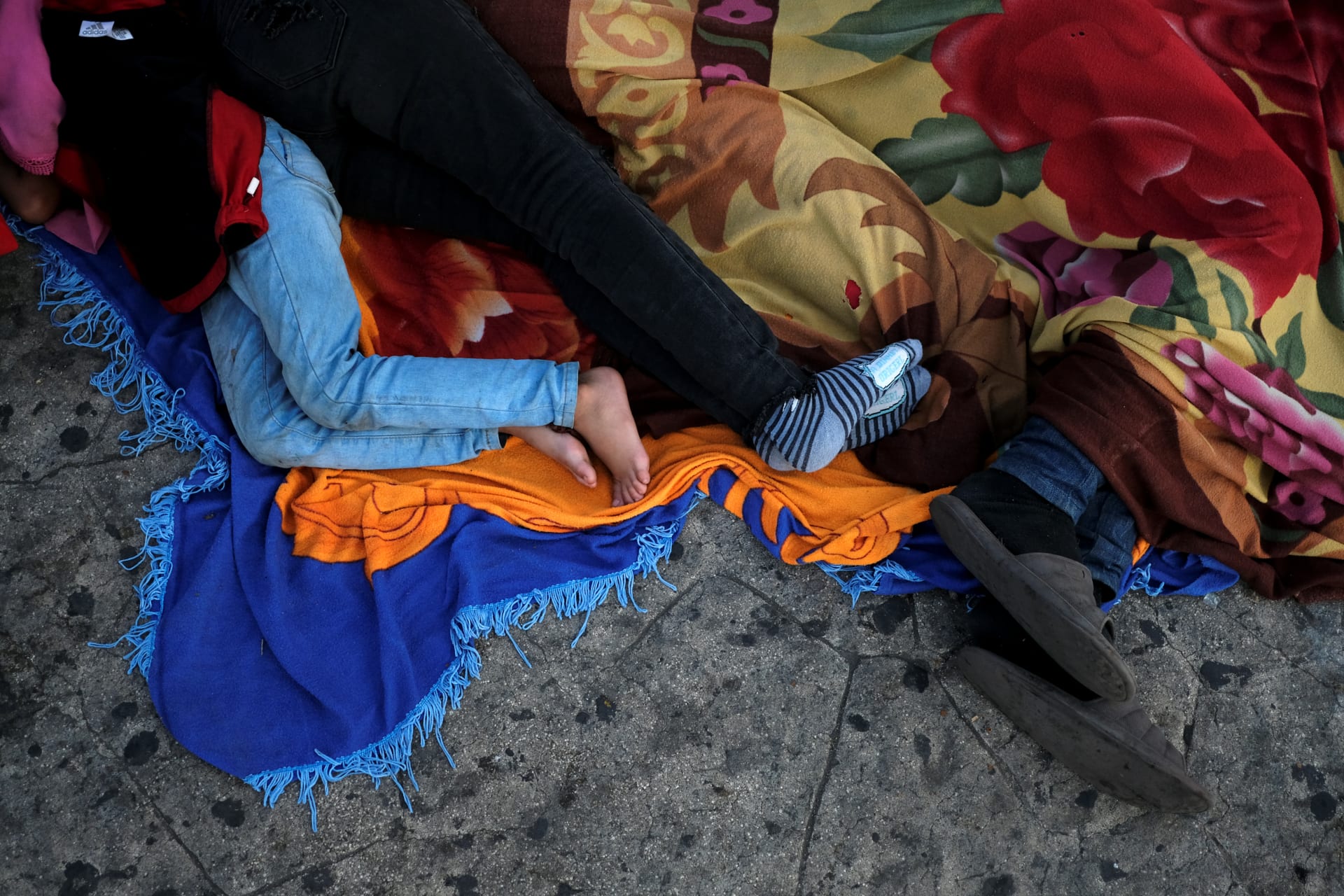 <p>Migrants from Honduras en route to the United States.</p>
