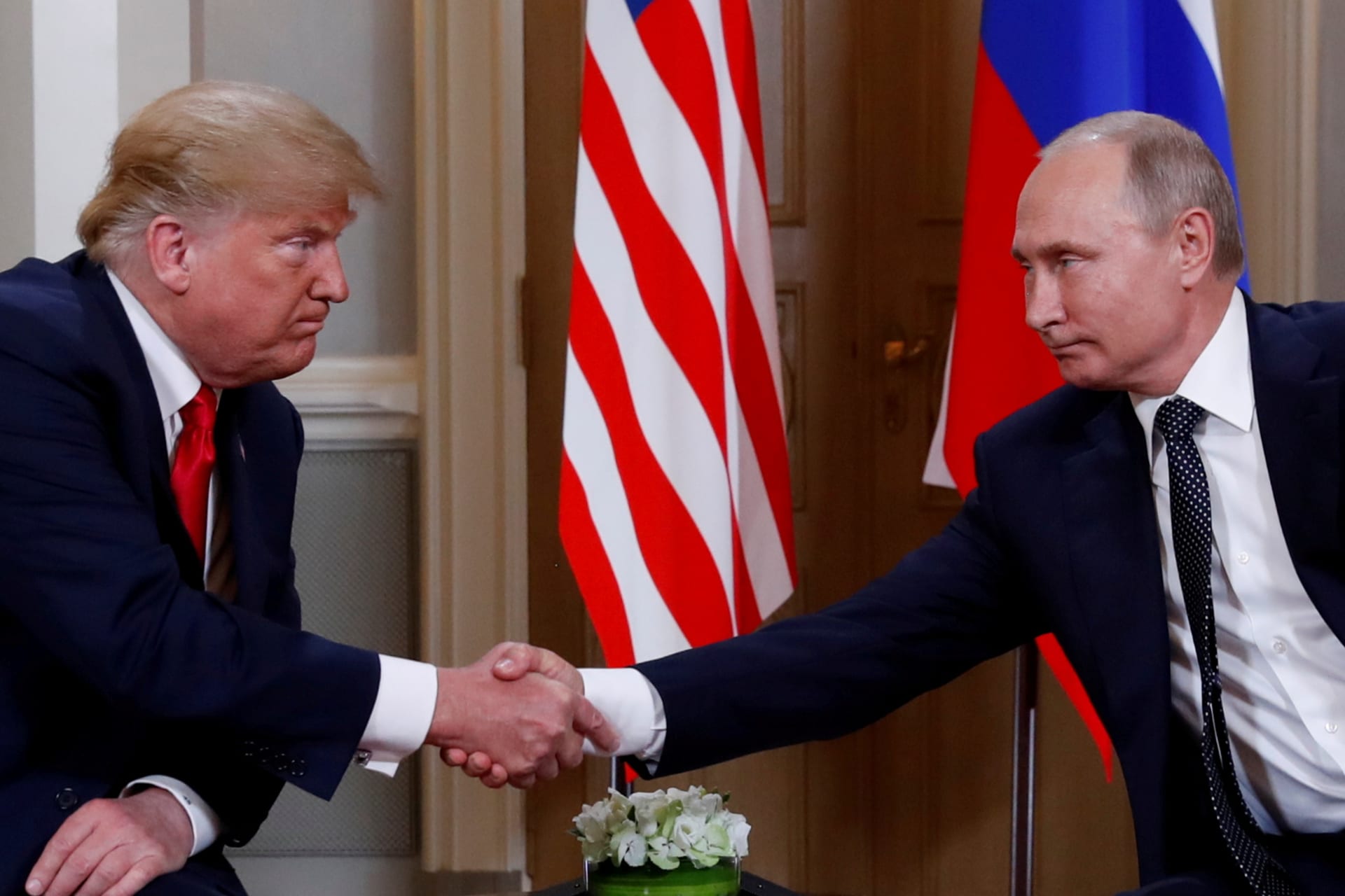 <p>U.S. President Donald J. Trump and Russian President Vladimir Putin meet in Helsinki.</p>
