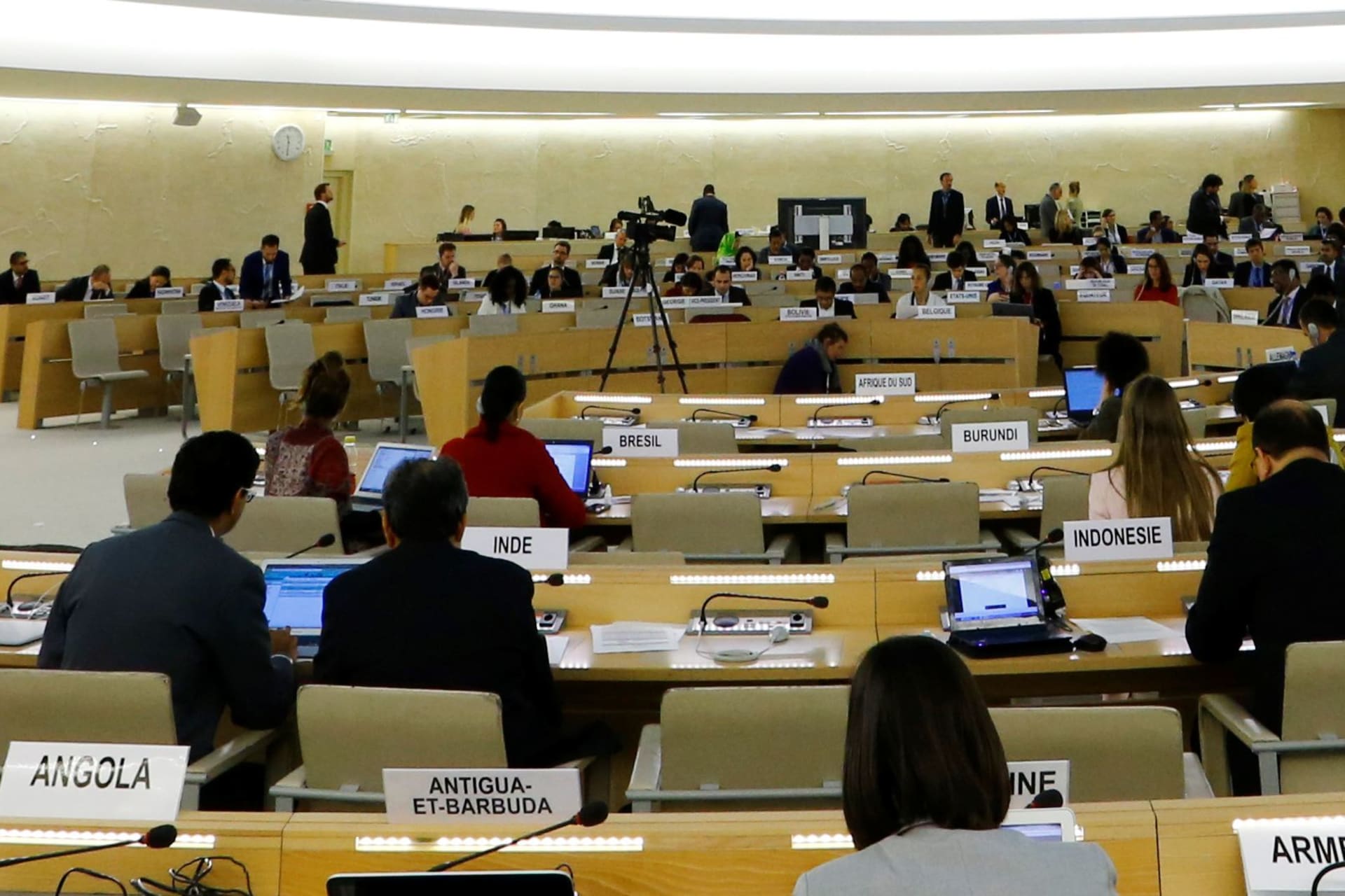 <p>The United Nations Human Rights Council meets in Switzerland.</p>
