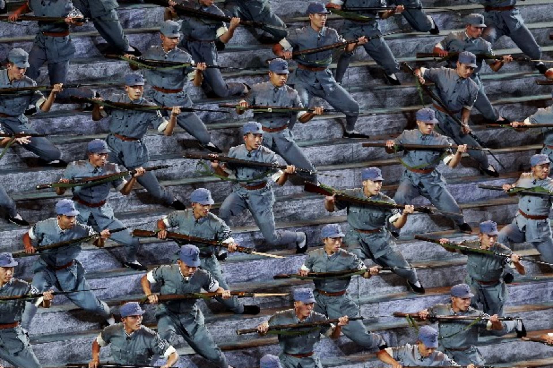 Chinese army actors