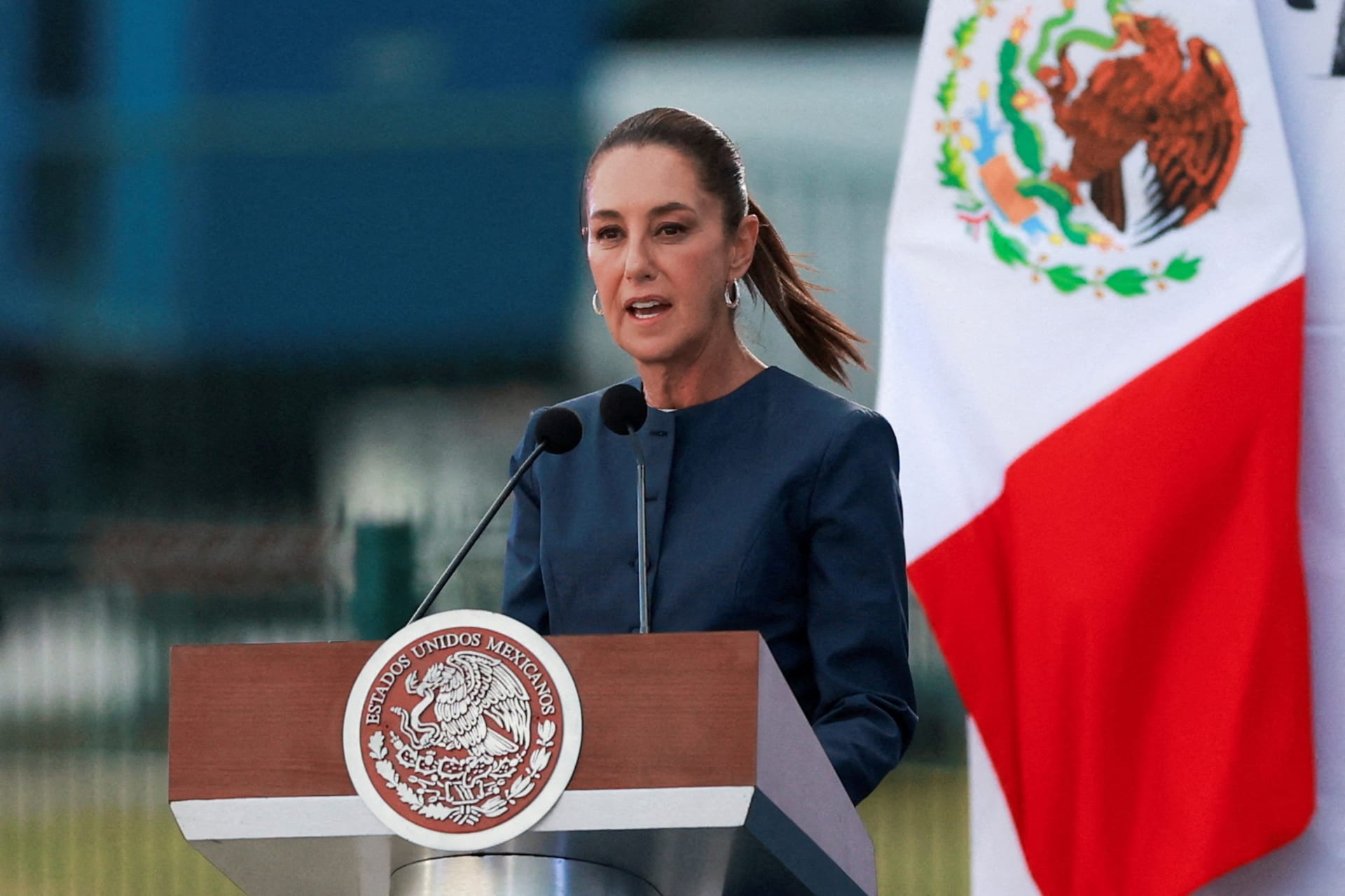 Photo of Mexican President Claudia Sheinbaum