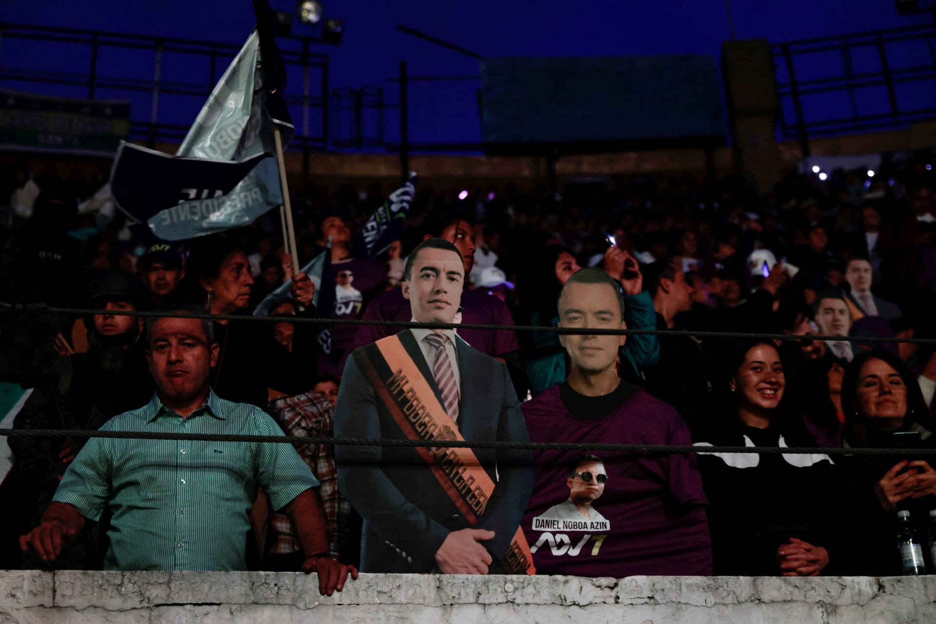 Photo from Noboa's last presidential rally