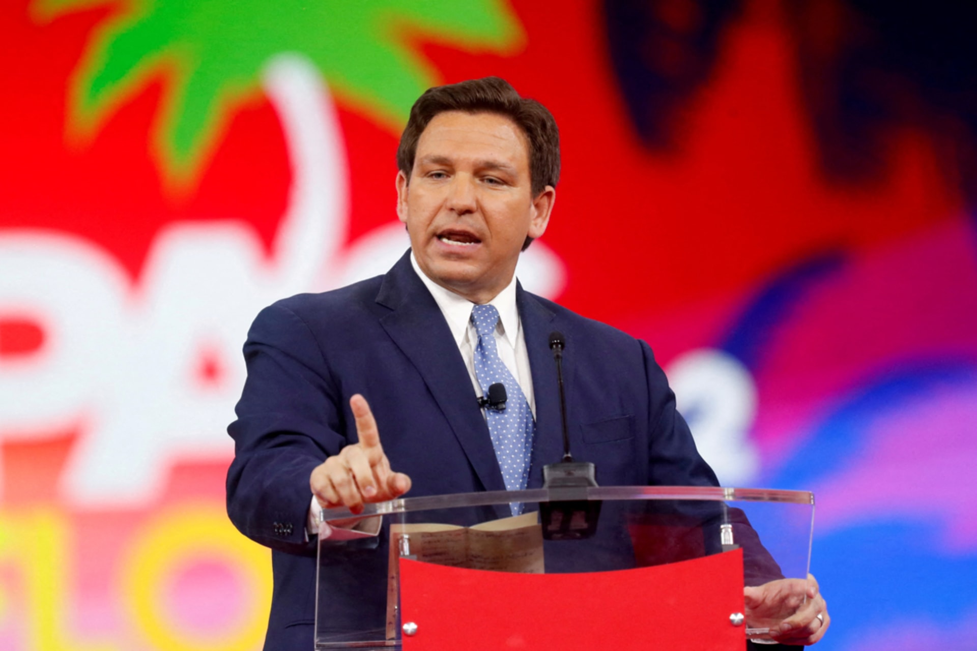 <p>DeSantis at CPAC</p>
