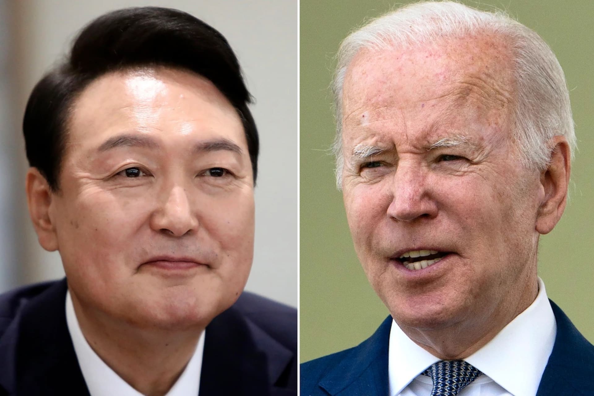 <p>President Biden and South Korean President Yoon Suk Yeol in 2022.</p>
