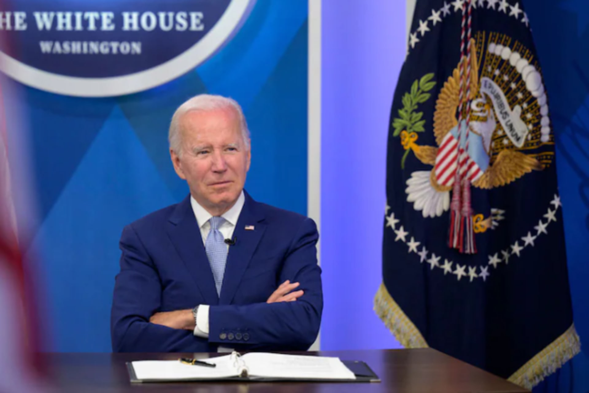 <p>President Biden in Washington for an event conducted by NASA on July 11. </p>

