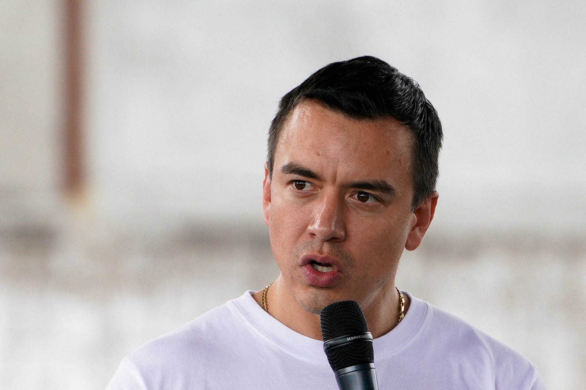Photo of Ecuadorian President Daniel Noboa