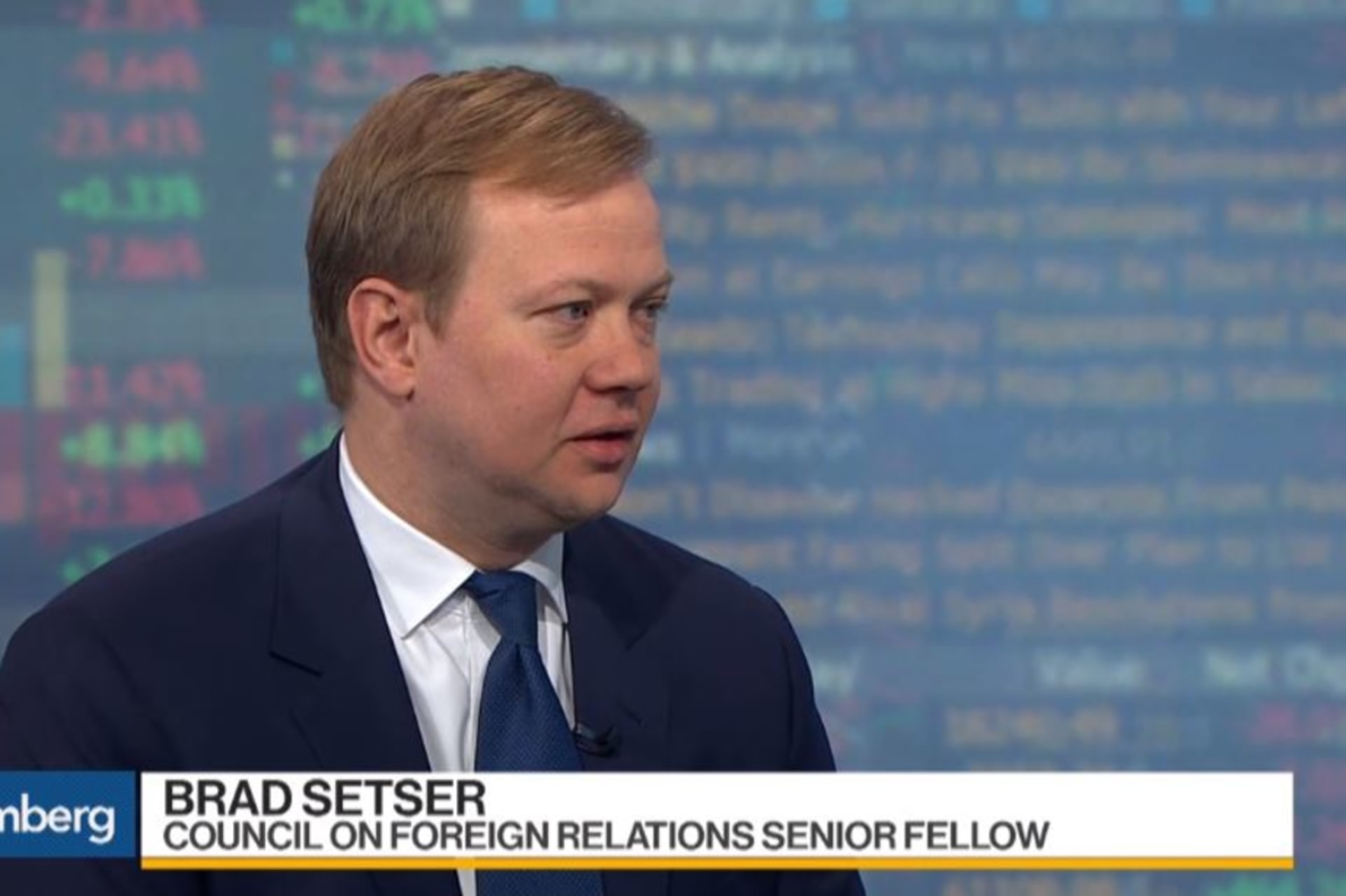 Setser on Bloomberg