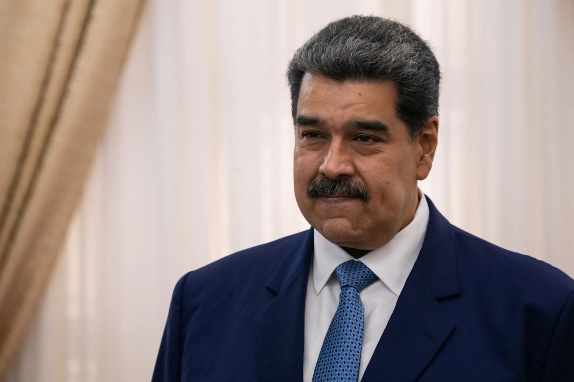<p>Venezuelan President Nicolás Maduro at a July news conference in Caracas, Venezuela.</p>
