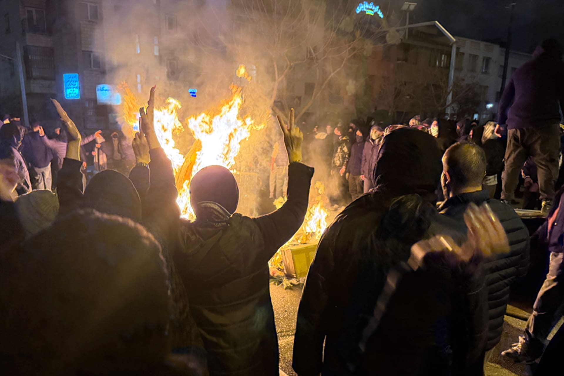 <p>Iranians attend an antigovernment protest in Tehran, Iran, on January 9, 2026. </p>
