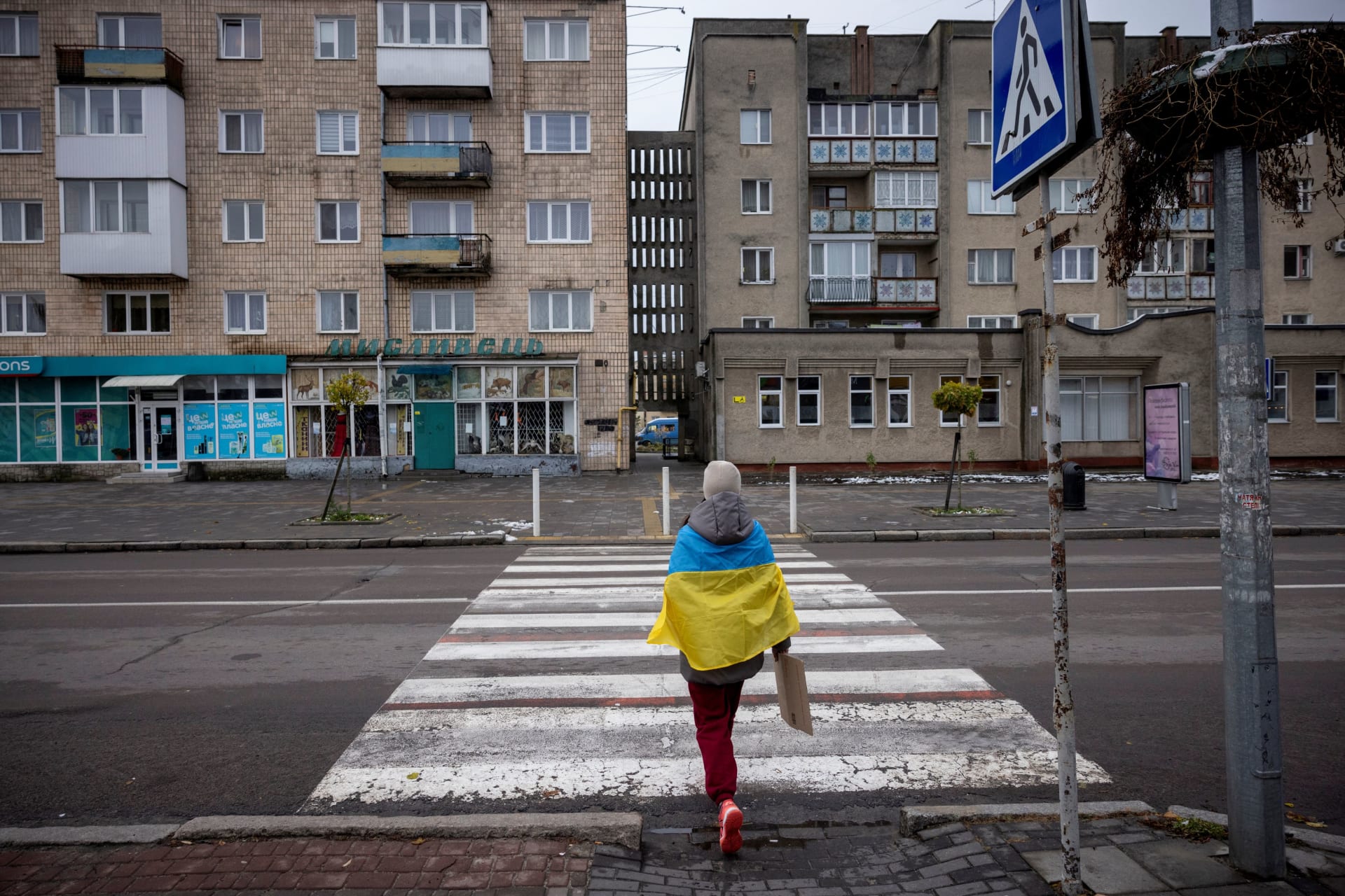 <p>Minute of silence commemorating Ukrainian servicemen in Kovel.</p>
