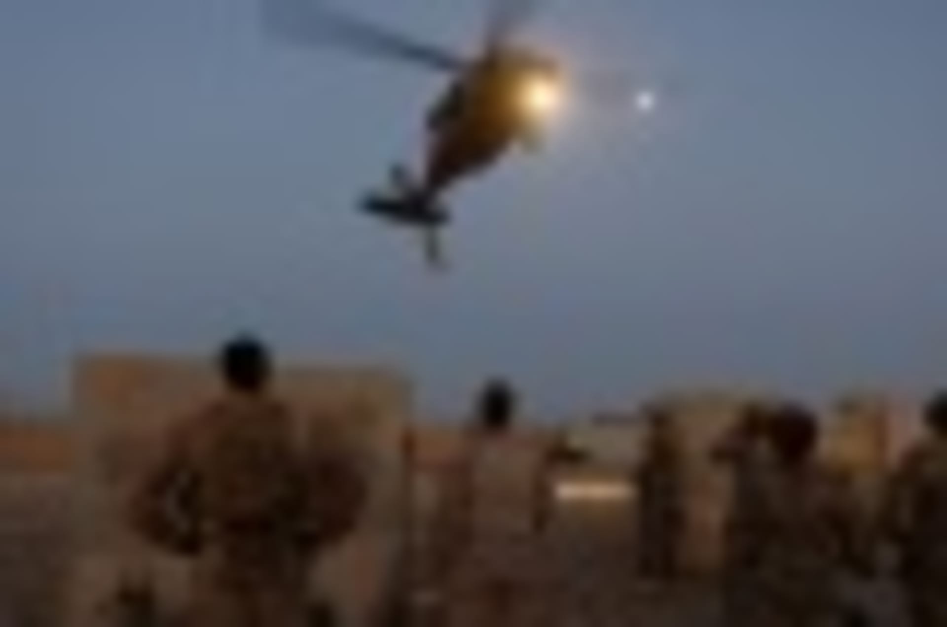 <p>U.S. TROOPS TAKE PART IN A HELICOPTER MEDEVAC EXERCISE IN HELMAND PROVINCE, AFGHANISTAN.</p>
