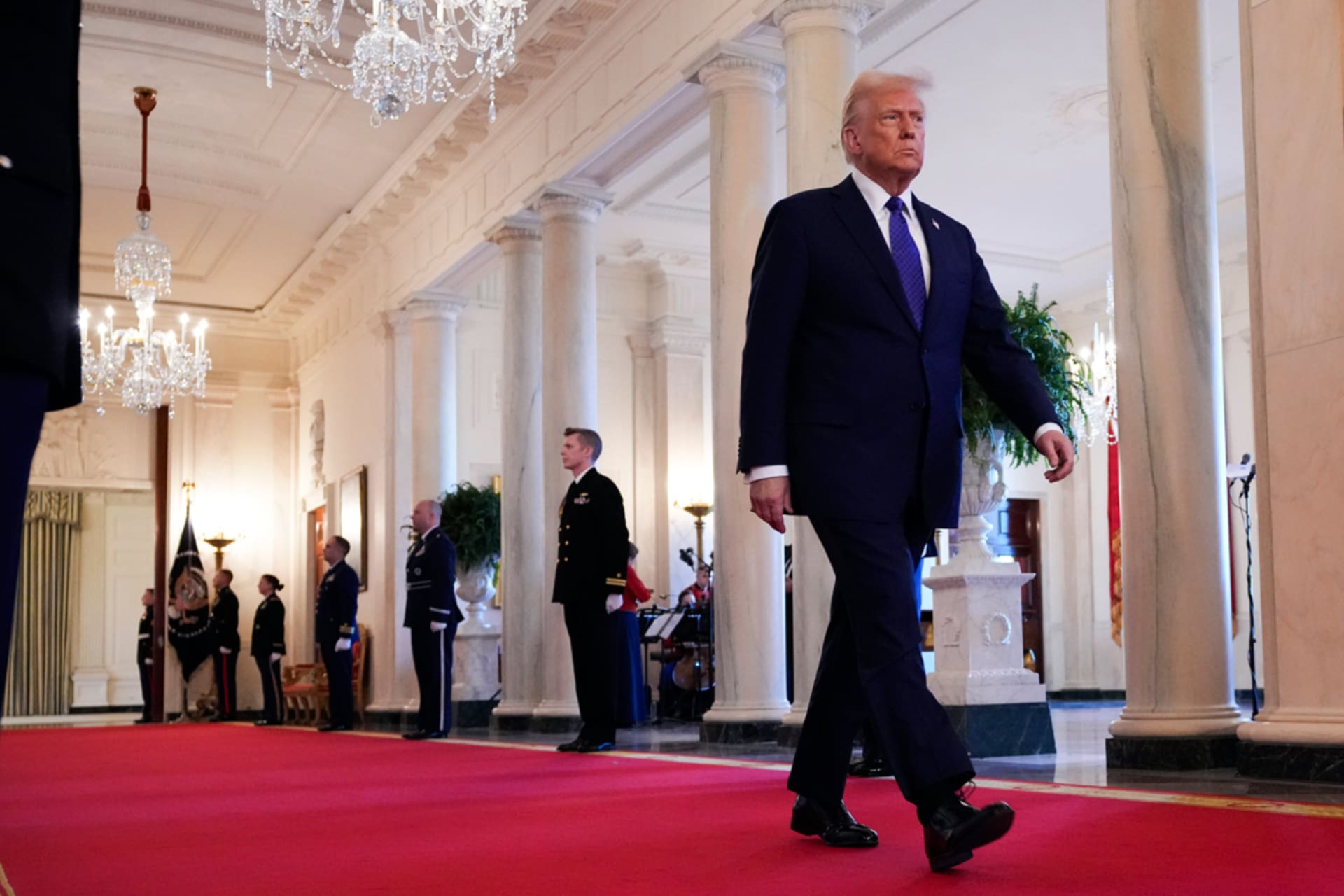 Trump at White House