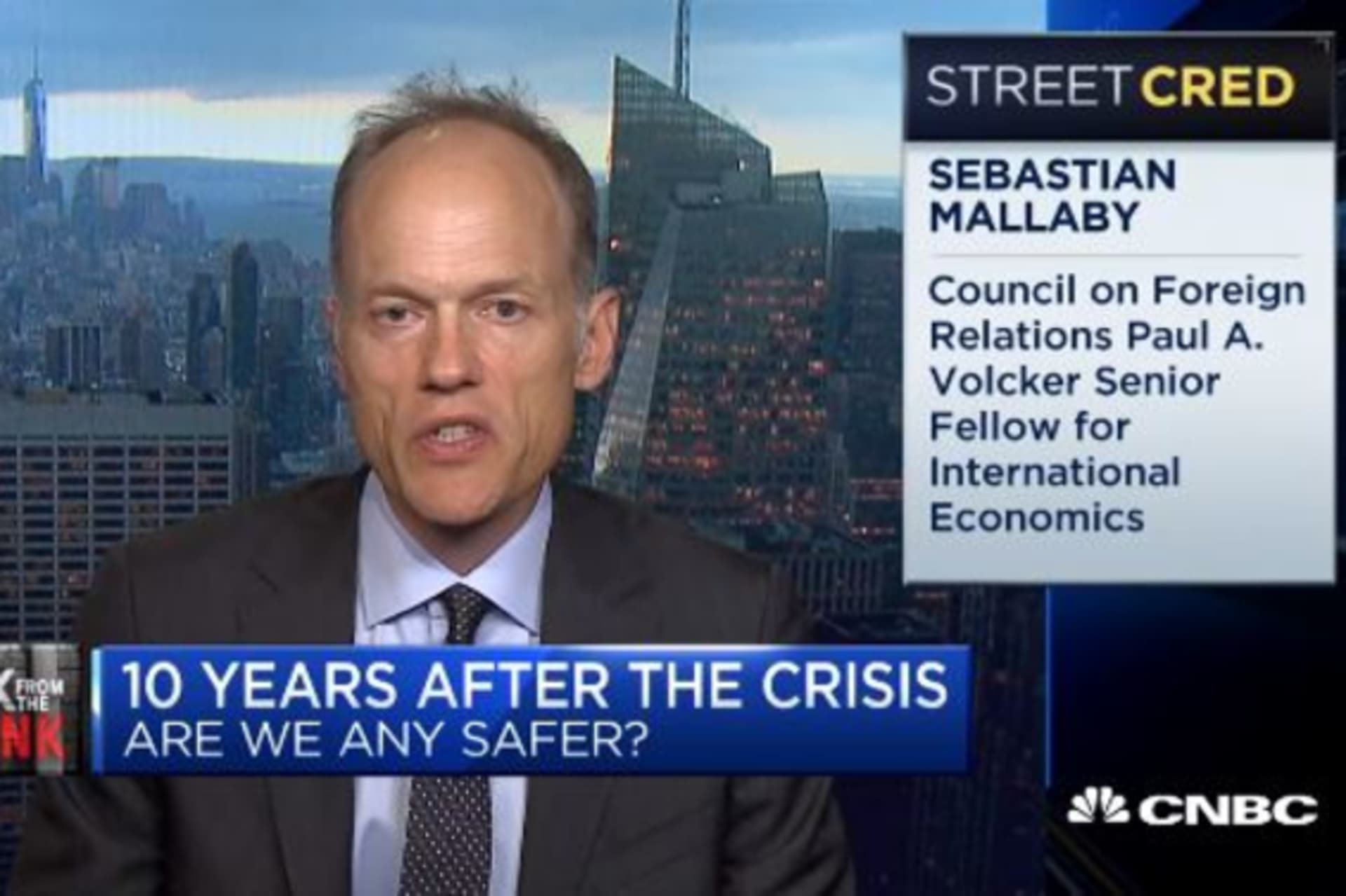 Mallaby on CNBC 9.11
