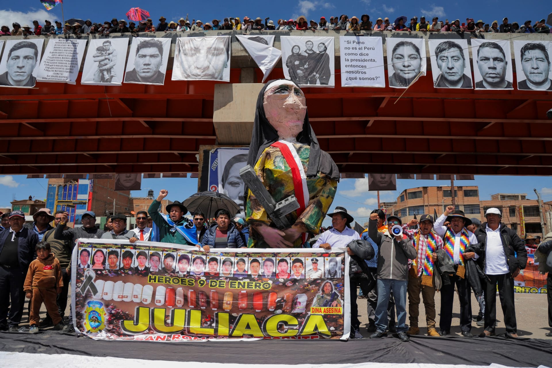 Photo of Peruvian Protestors