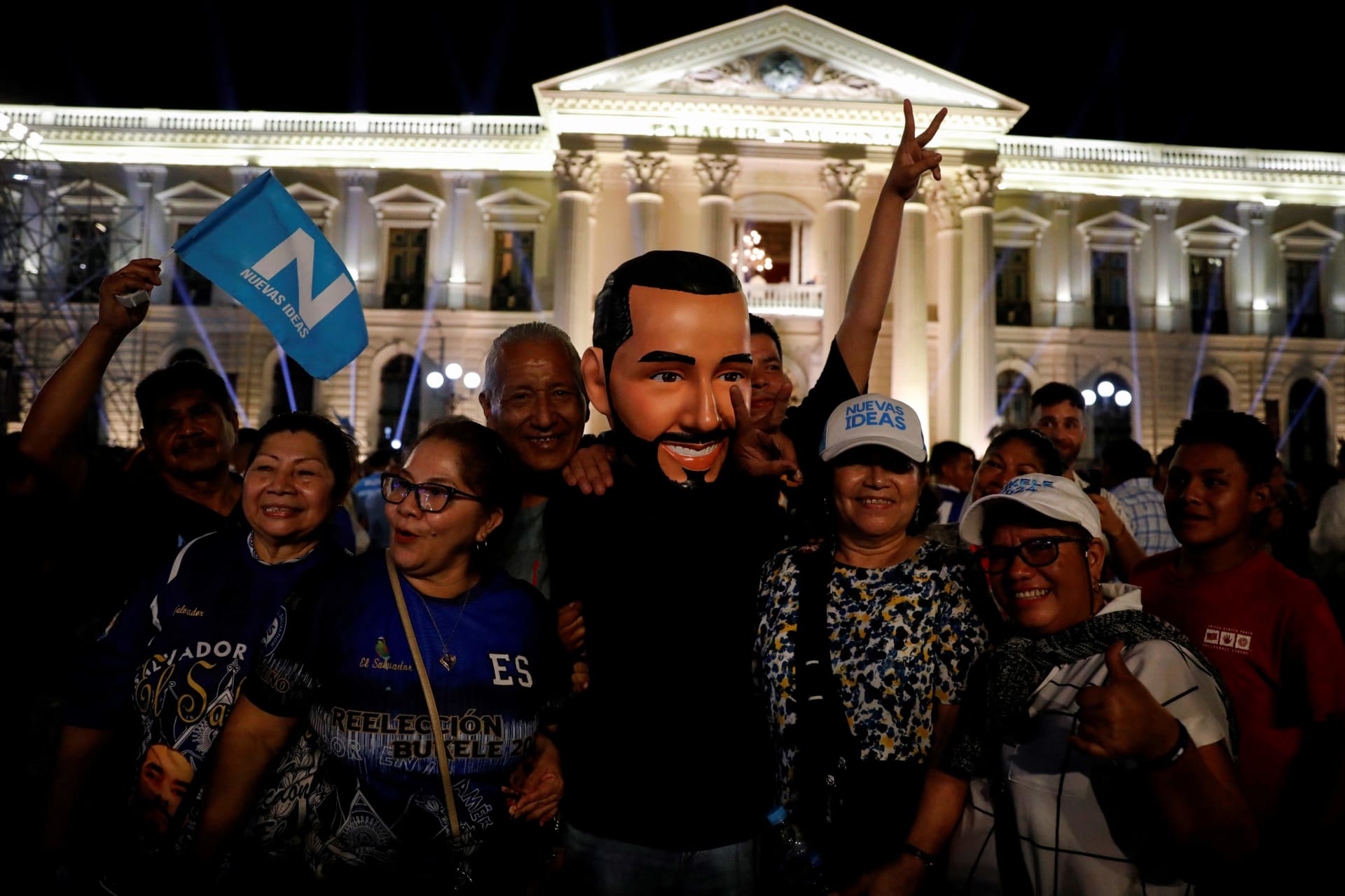 Photo of Nayib Bukele supporters