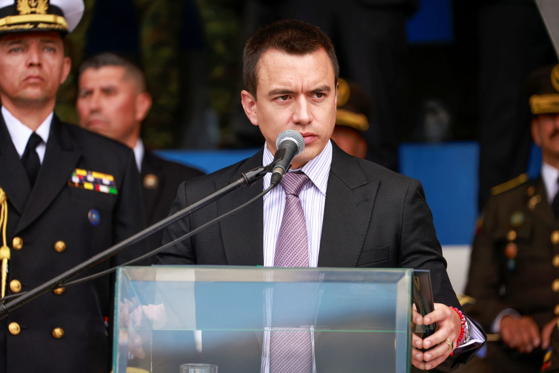 Photo of Ecuadorian President Daniel Noboa