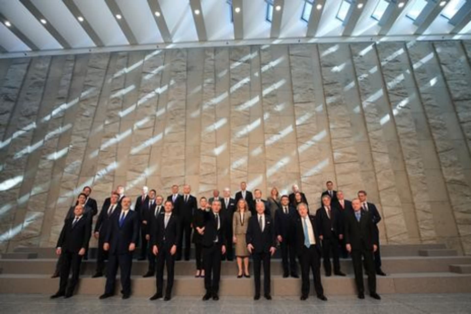 <p>NATO in Brussels March 2022</p>
