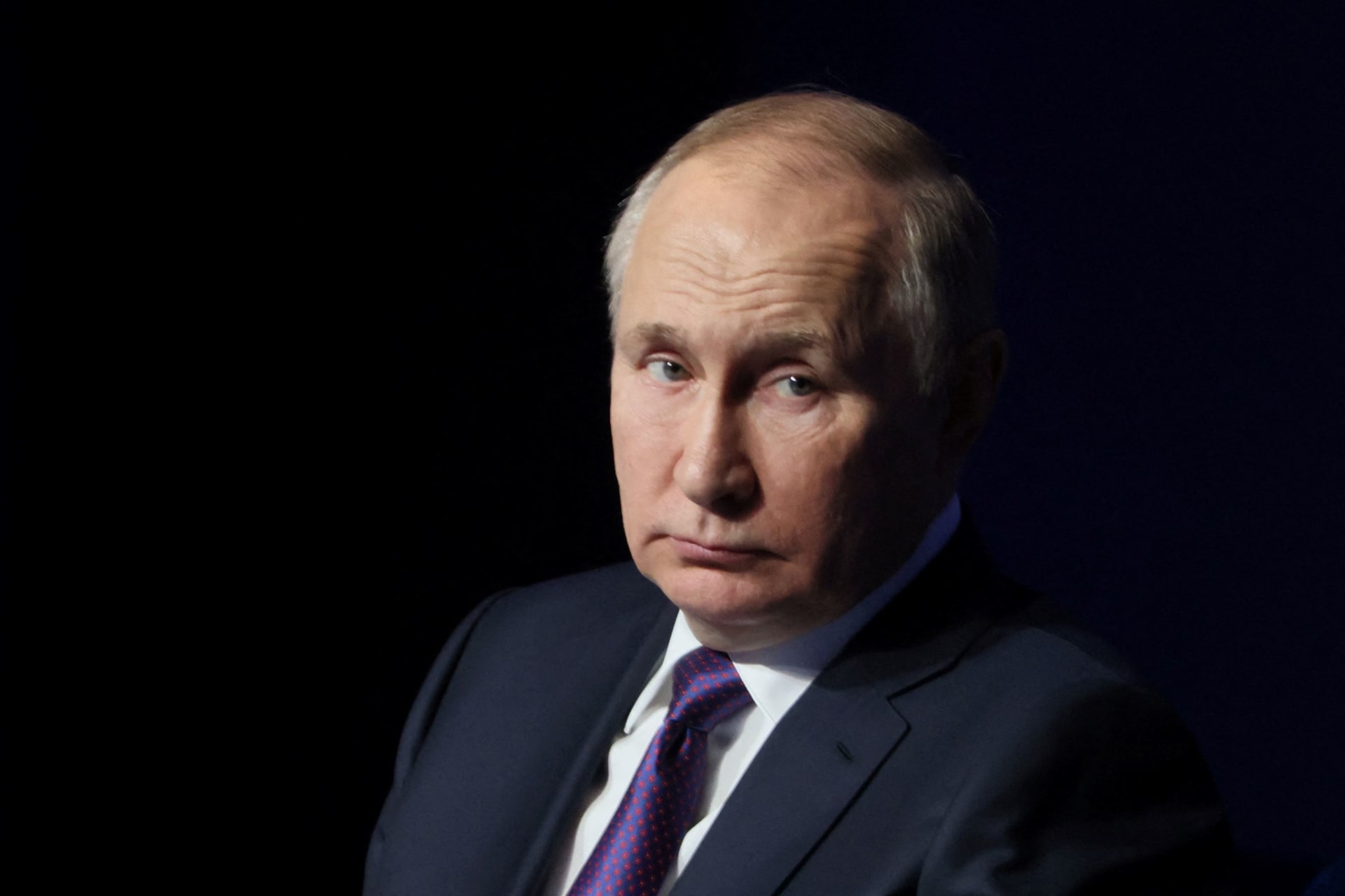 <p>Russian President Vladimir Putin attends the 10th National Congress of Judges, in Moscow.</p>