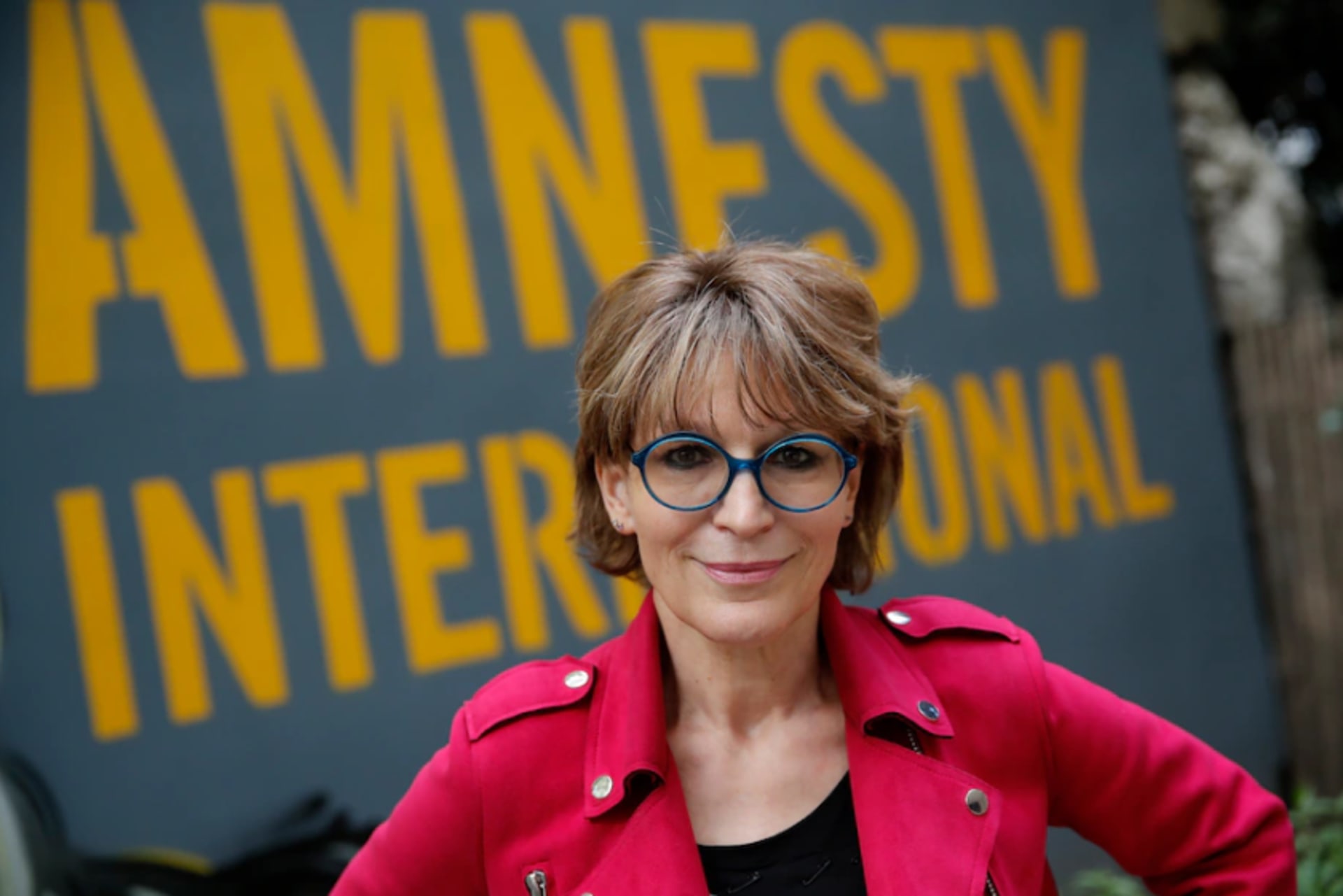 Amnesty International's secretary general, Agnès Callamard, poses in Paris in April 2021.