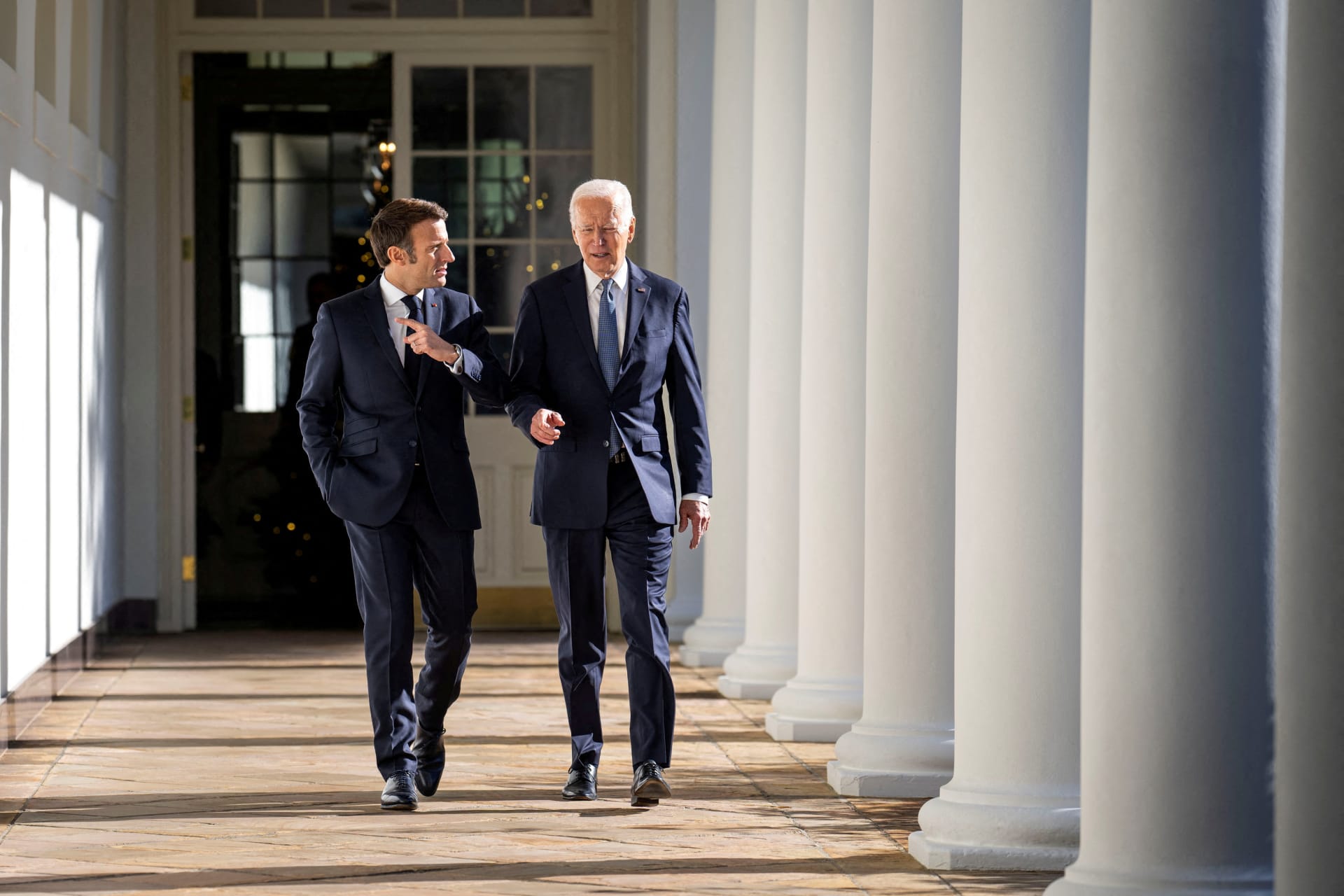 <p>France’s President Macron official visit to Washington.</p>