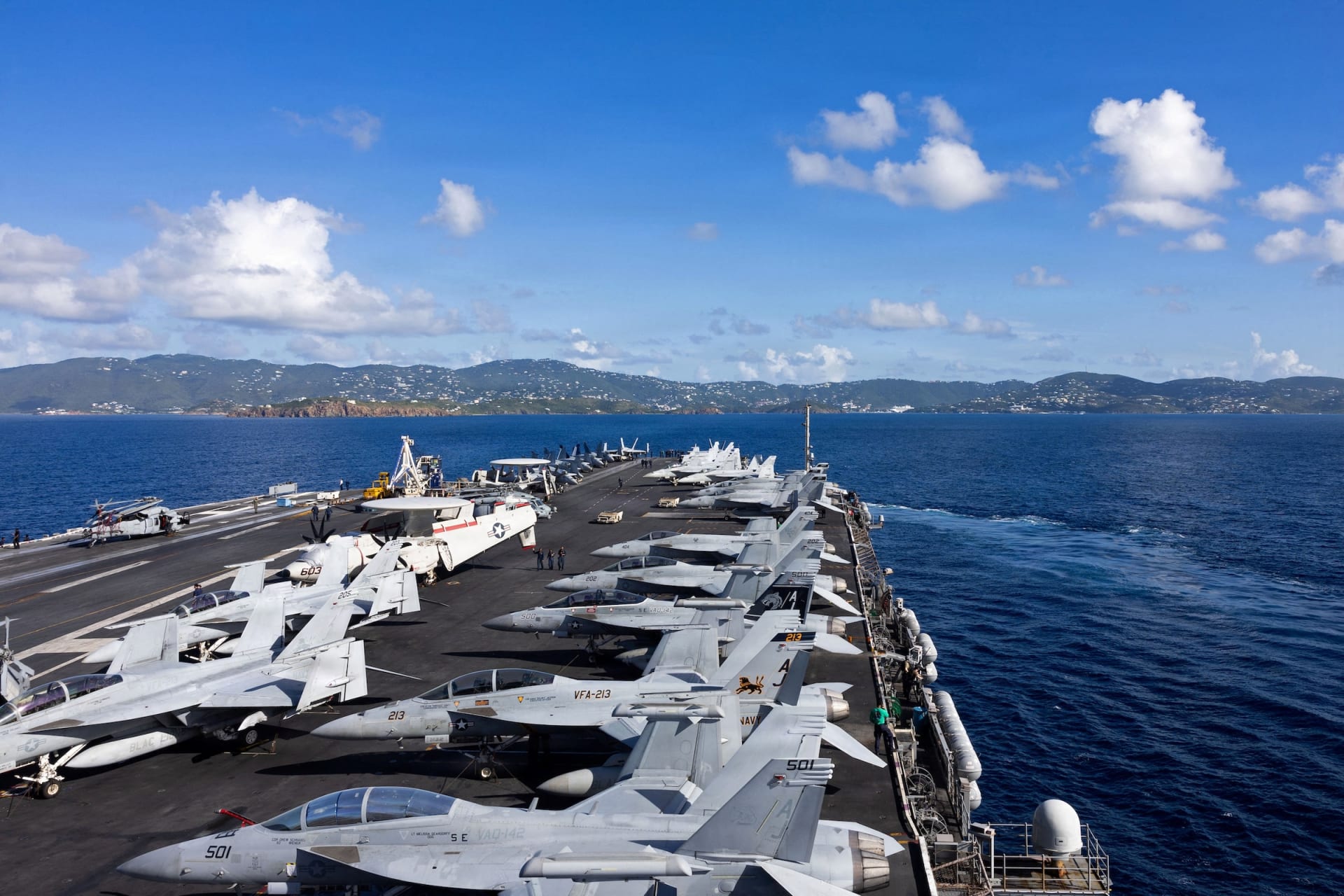 USS Gerald R. Ford arrives in St. Thomas, U.S. Virgin Islands